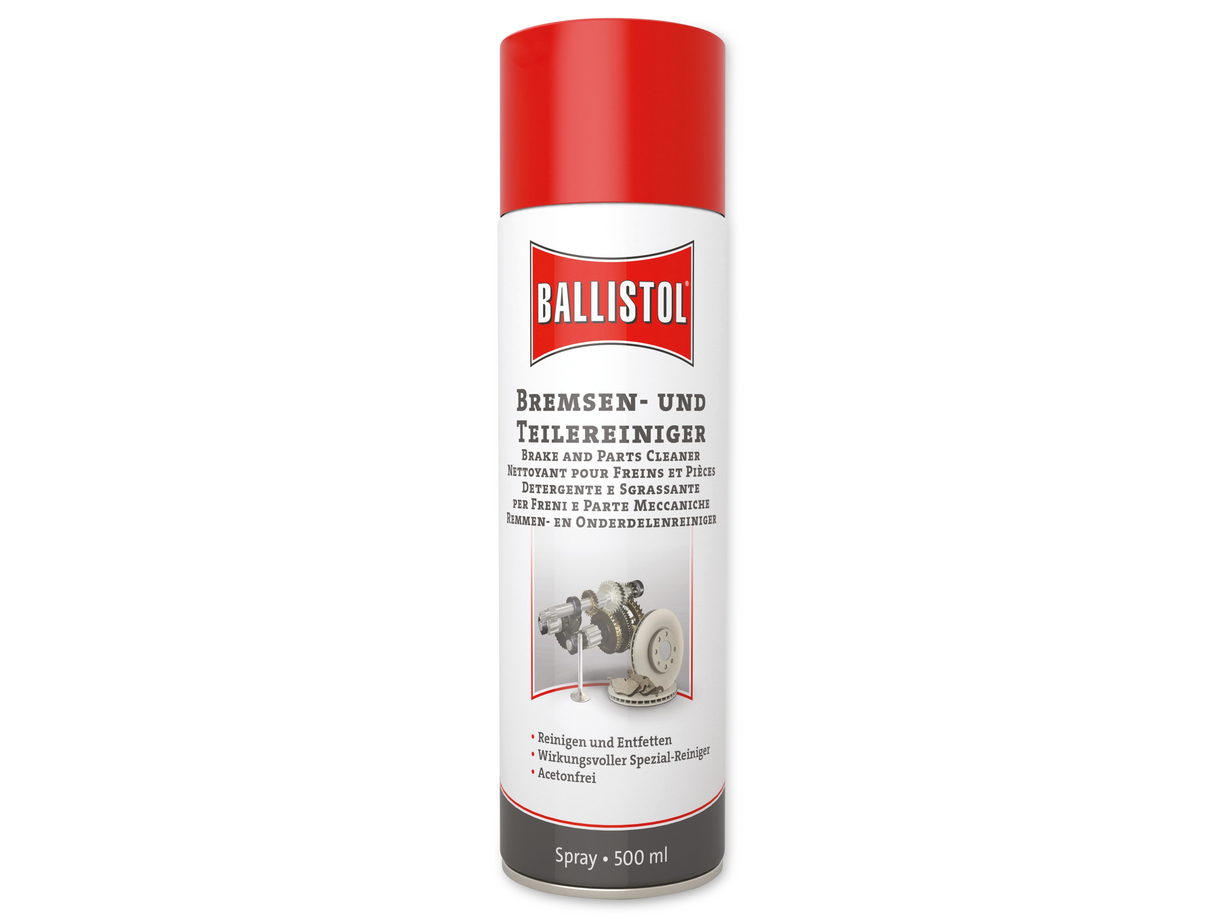 BALLISTOL Bremsen- und Teilereiniger Spray, 500 ml BALLISTOL Bremsen- und Teilereiniger Spray, 500 ml