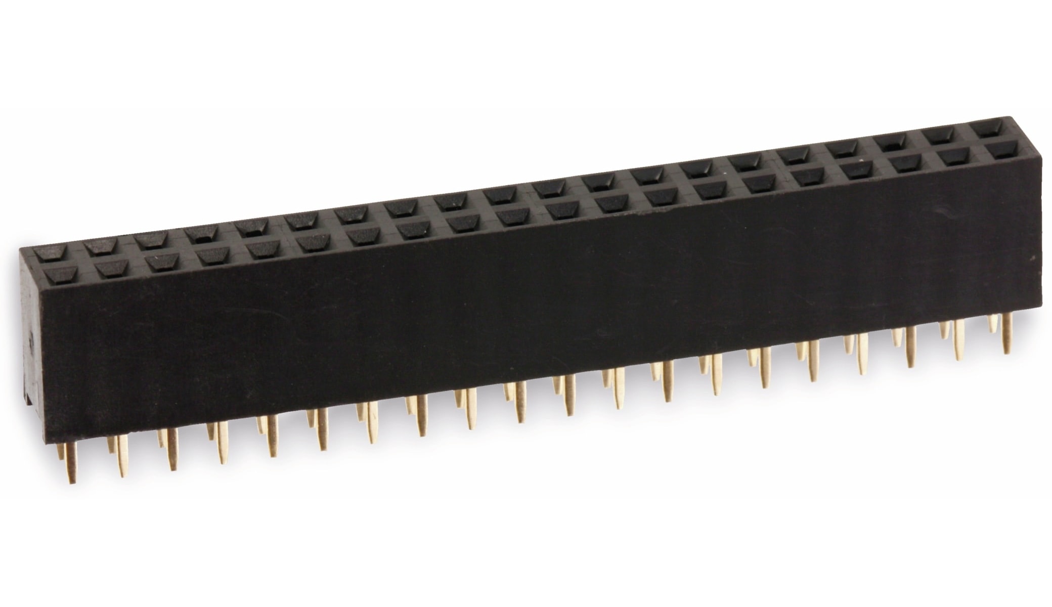 CONNFLY ELECTRONIC Buchsenleiste, vergoldet, 2x 24-polig