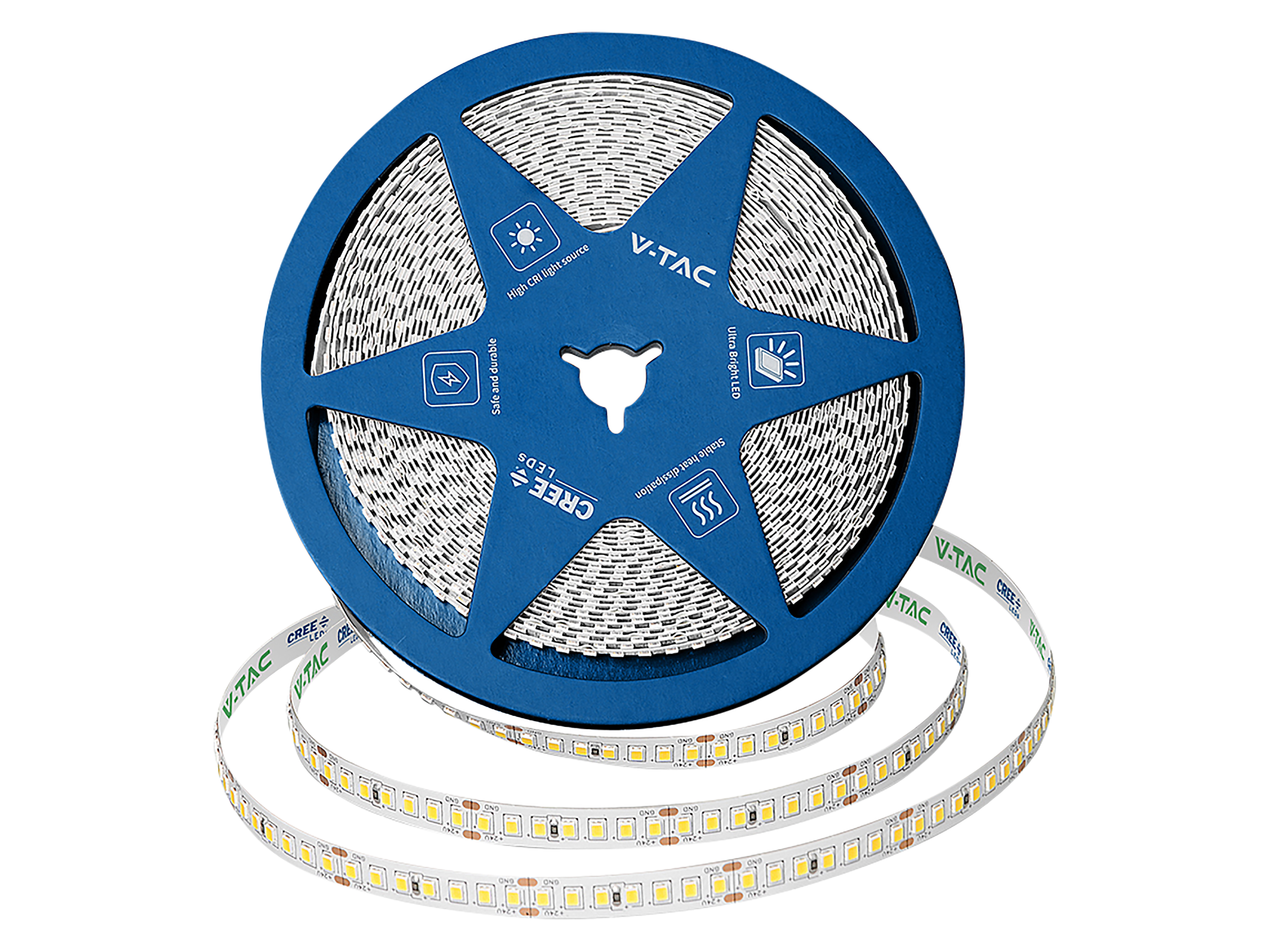 V-TAC LED-Stripe VT-2125976, 120W, EEK: E, 13800lm, 4000K, 120°, 24V, 10m