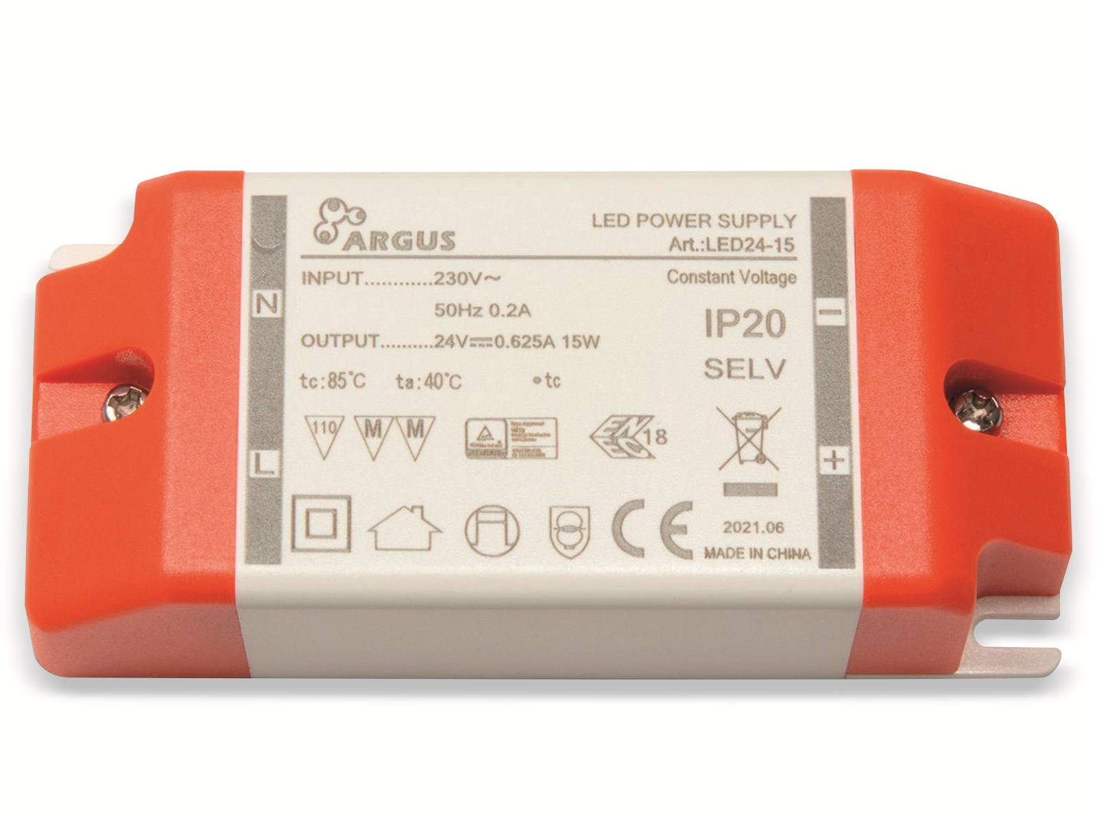 INTER-TECH LED-Netzteil LED 24V-/15 W INTER-TECH LED-Netzteil LED 24V-/15 W