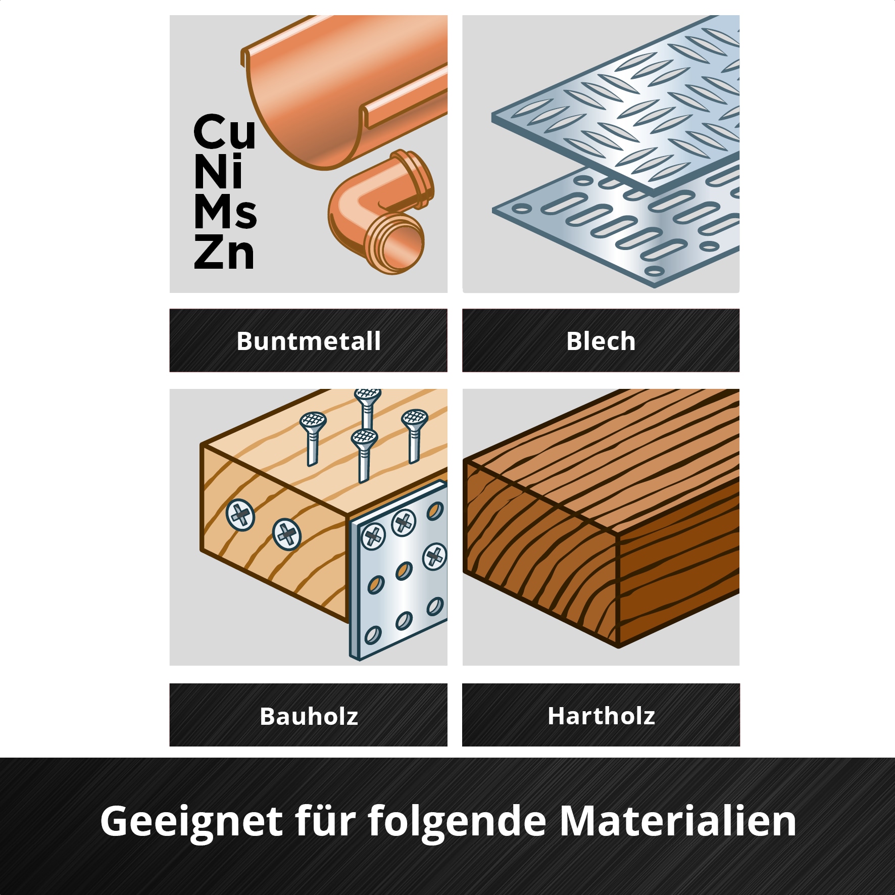 EINHELL Multitool-Set, 708103, Holz/Metall, 3-teilig EINHELL Multitool-Set, 708103, Holz/Metall, 3-teilig
