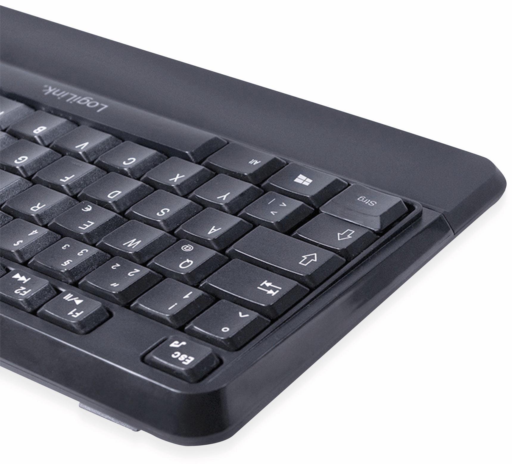LOGILINK Funktastatur- und Maus-Set ID0161, Slim, schwarz
