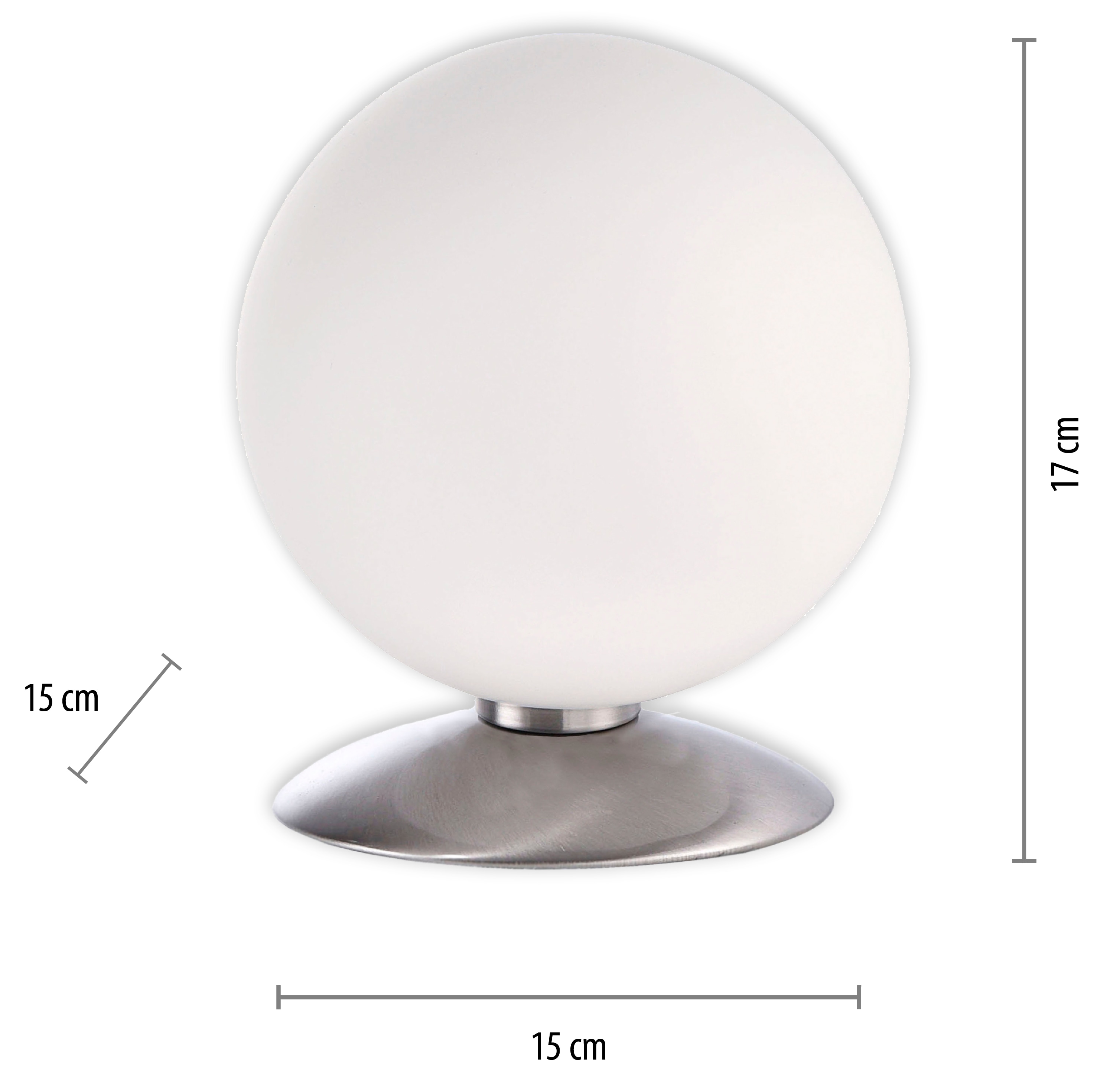 PAUL NEUHAUS LED-Tischleuchte 4013-55 stahl, G9, 3 W, 235 lm, 3000 K PAUL NEUHAUS LED-Tischleuchte 4013-55 stahl, G9, 3 W, 235 lm, 3000 K
