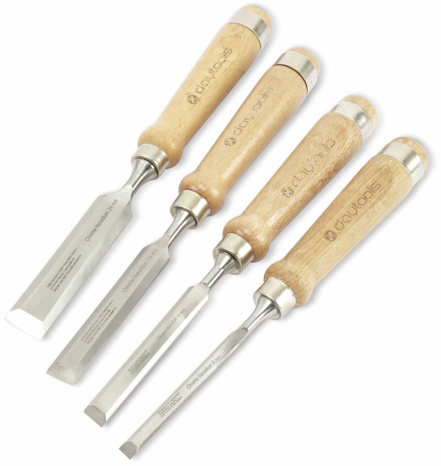 DAYTOOLS Stechbeitel-Satz SBS-4, nach DIN 5139, 4-teilig DAYTOOLS Stechbeitel-Satz SBS-4, nach DIN 5139, 4-teilig