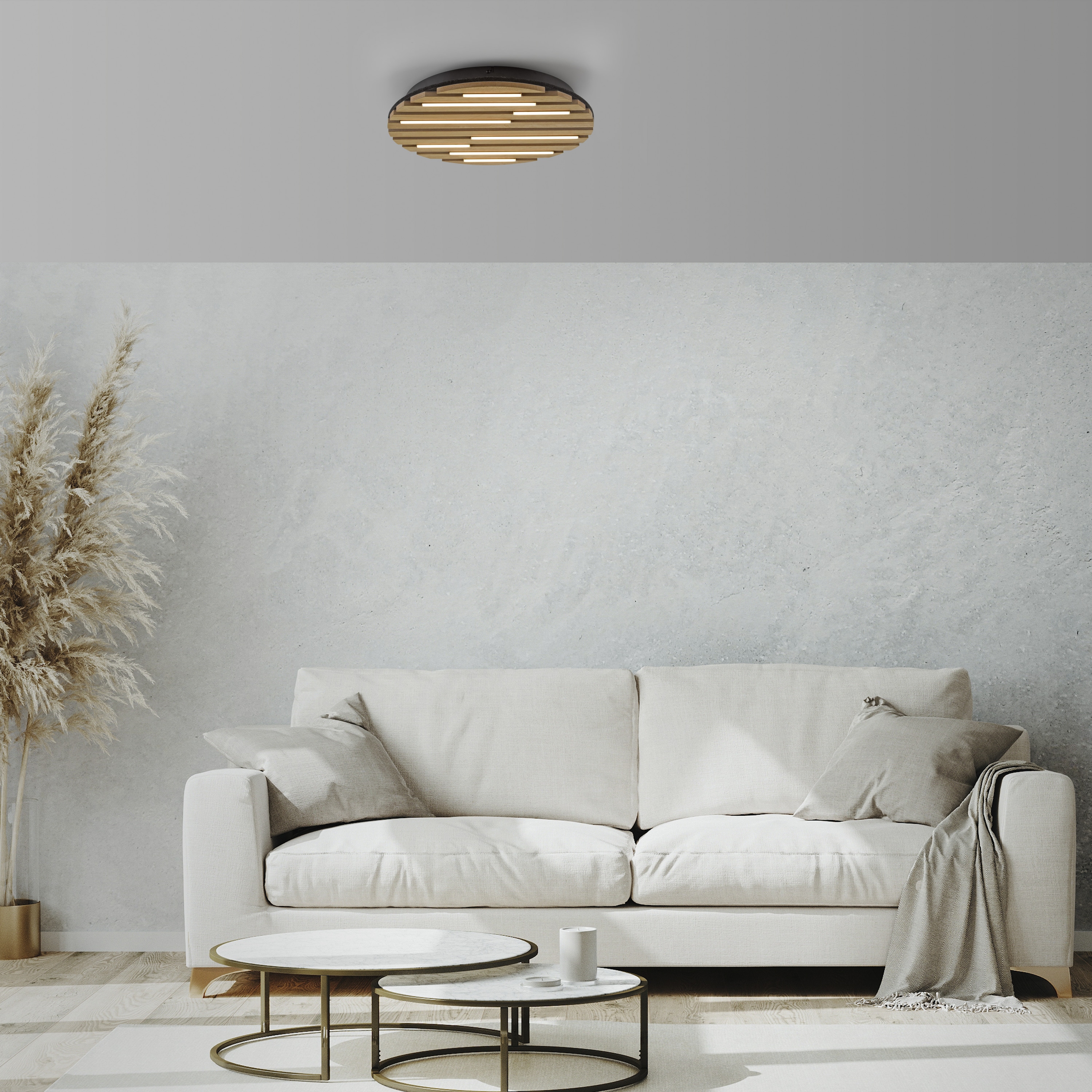 JUST LIGHT LED-Deckenleuchte 15592-79, 12W, 3000K, 1700lm, warmweiß, IP20, Holz/schwarz JUST LIGHT LED-Deckenleuchte 15592-79, 12W, 3000K, 1700lm, warmweiß, IP20, Holz/schwarz