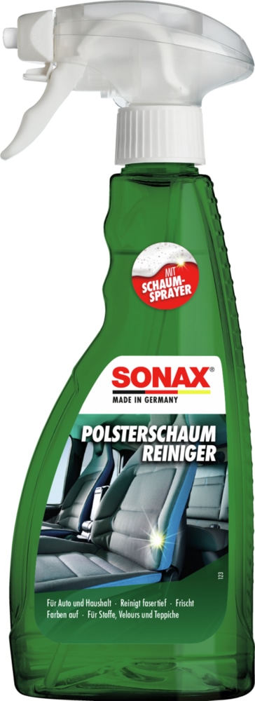 SONAX Polsterschaum-Reiniger, 03062410, treibgasfrei, 500 ml SONAX Polsterschaum-Reiniger, 03062410, treibgasfrei, 500 ml