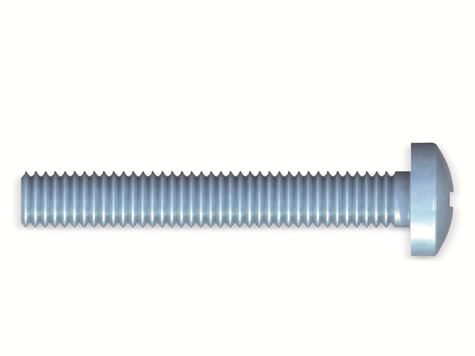REISSER Gewindeschraube, M4x16, Stahl verzinkt, blau passiviert, Pan Head, 50 Stück REISSER Gewindeschraube, M4x16, Stahl verzinkt, blau passiviert, Pan Head, 50 Stück