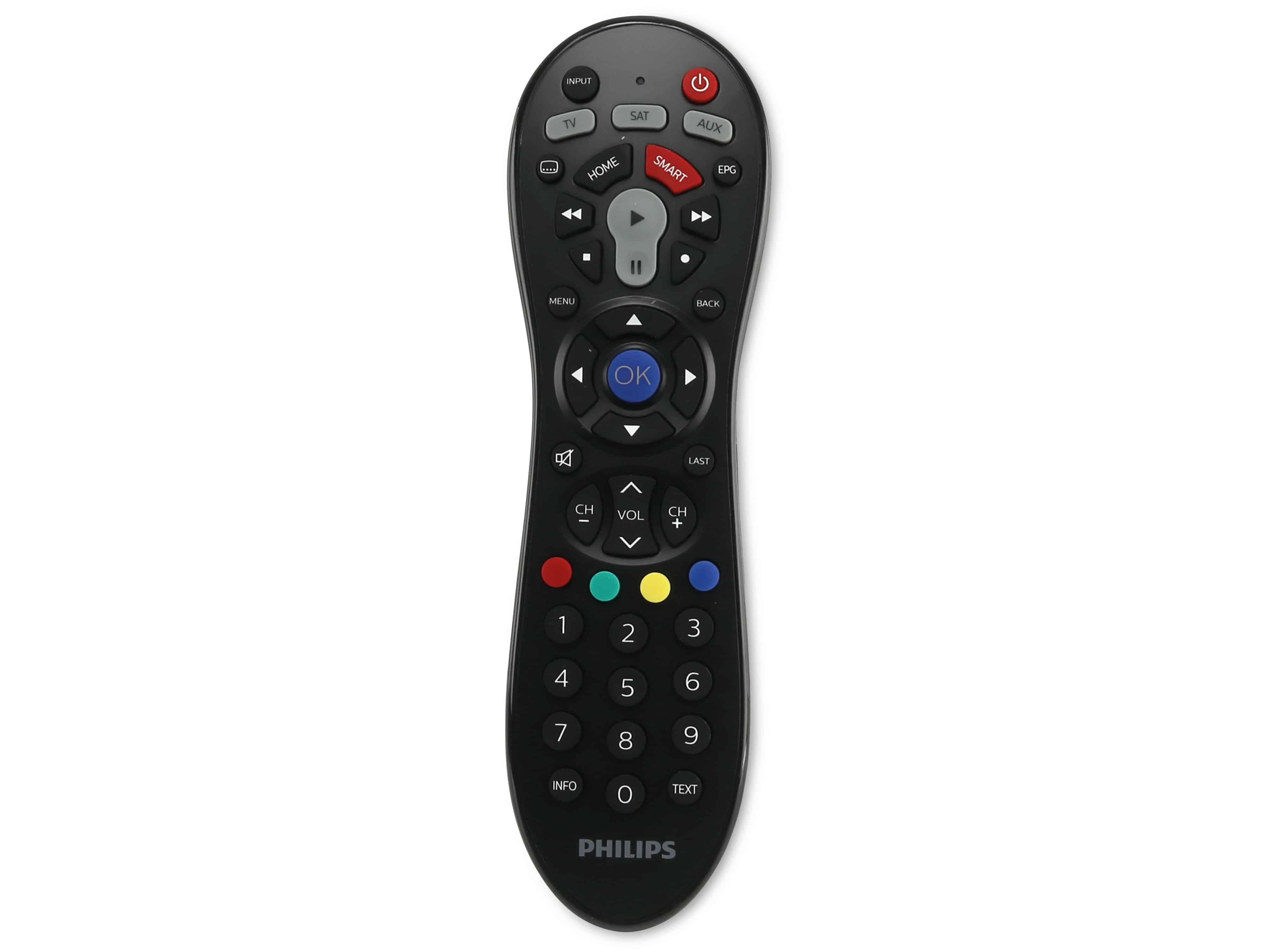 PHILIPS Universal-Fernbedienung 3in1, schwarz PHILIPS Universal-Fernbedienung 3in1, schwarz