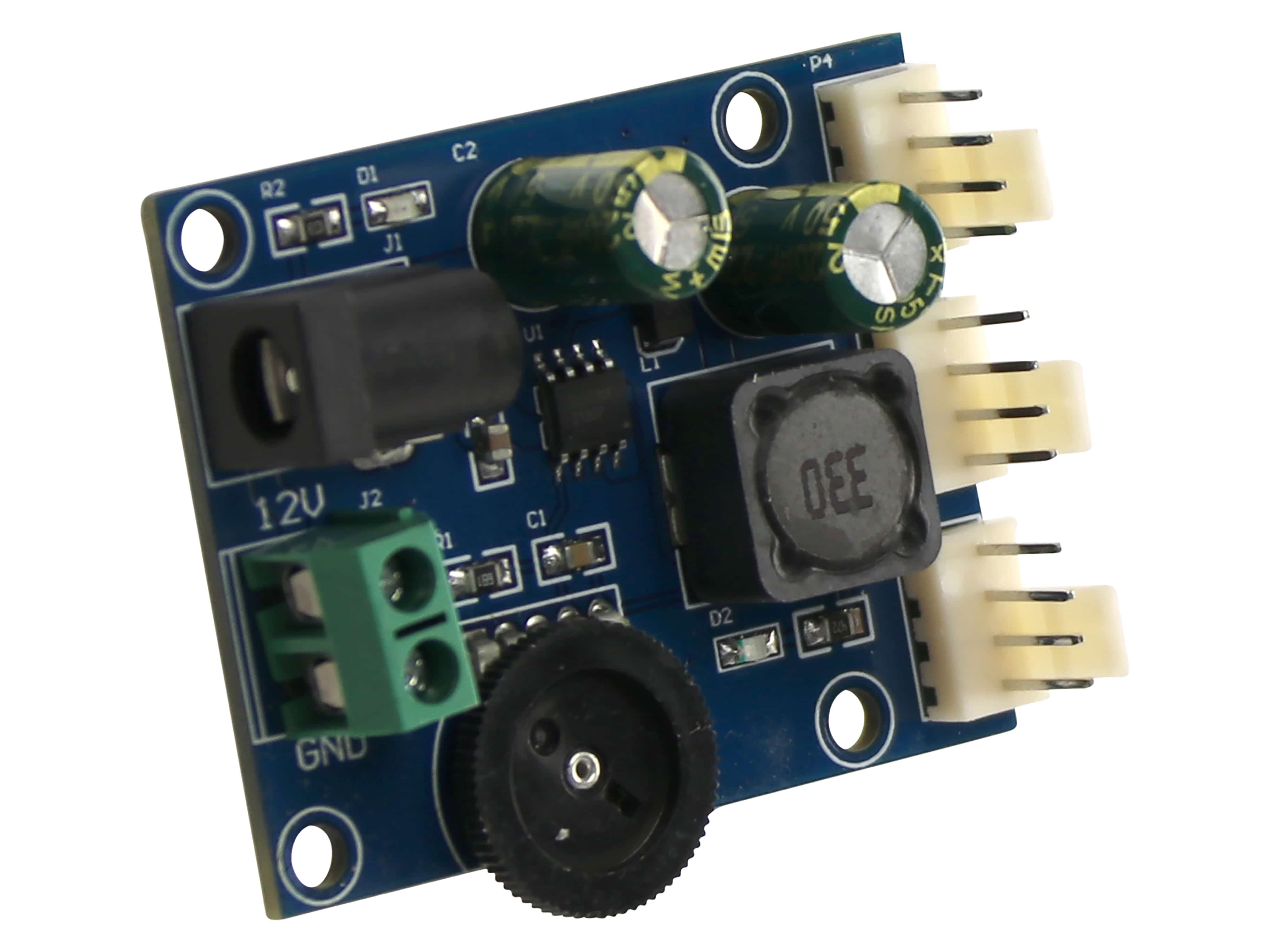 DAYPOWER Lüftersteuerungsmodul PCBUCK-FANX3, 12 V, 3-Wege DAYPOWER Lüftersteuerungsmodul PCBUCK-FANX3, 12 V, 3-Wege