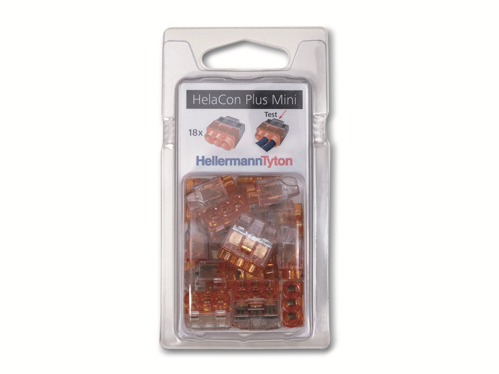 HELLERMANNTYTON Verbindungsklemme, 148-90055, HCPM-3-Blister, orange,18 Stück HELLERMANNTYTON Verbindungsklemme, 148-90055, HCPM-3-Blister, orange,18 Stück