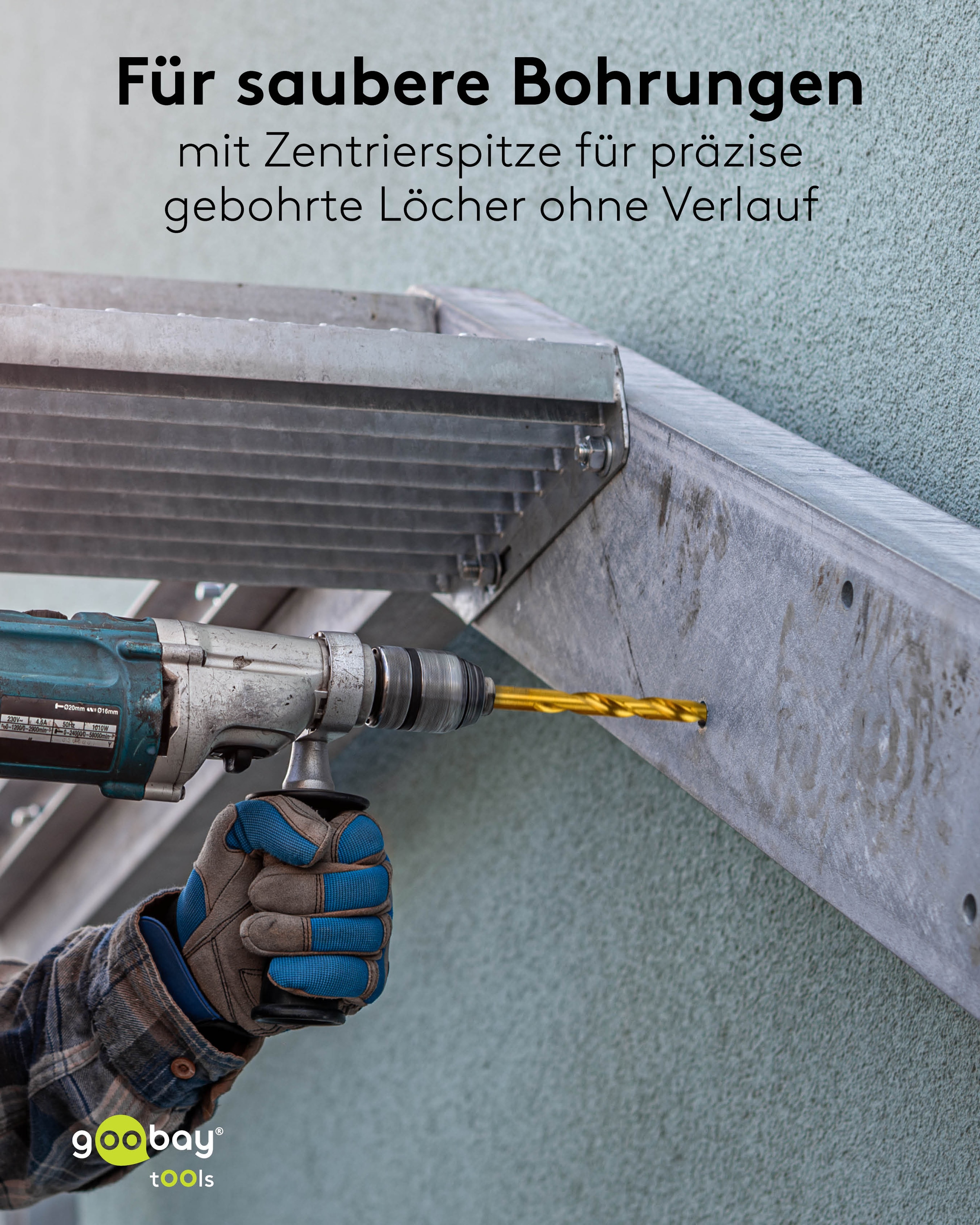 GOOBAY TOOLS HSS-Metallbohrer-Set, 77850, 1,5-10 mm, 15-teilig GOOBAY TOOLS HSS-Metallbohrer-Set, 77850, 1,5-10 mm, 15-teilig