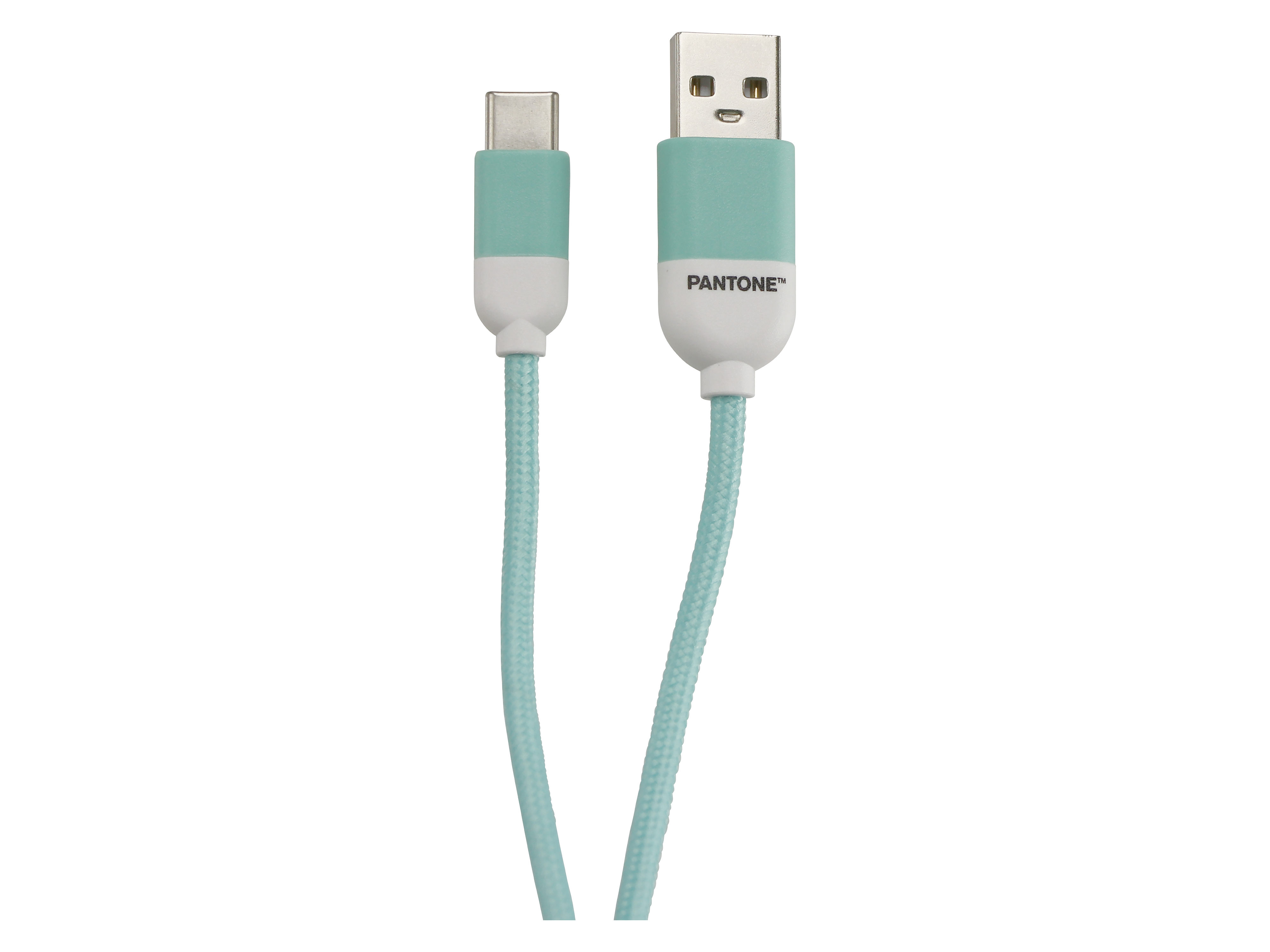 PANTONE USB Kabel USB 2.0, 1,5 m, USB A zu USB C, Cyan