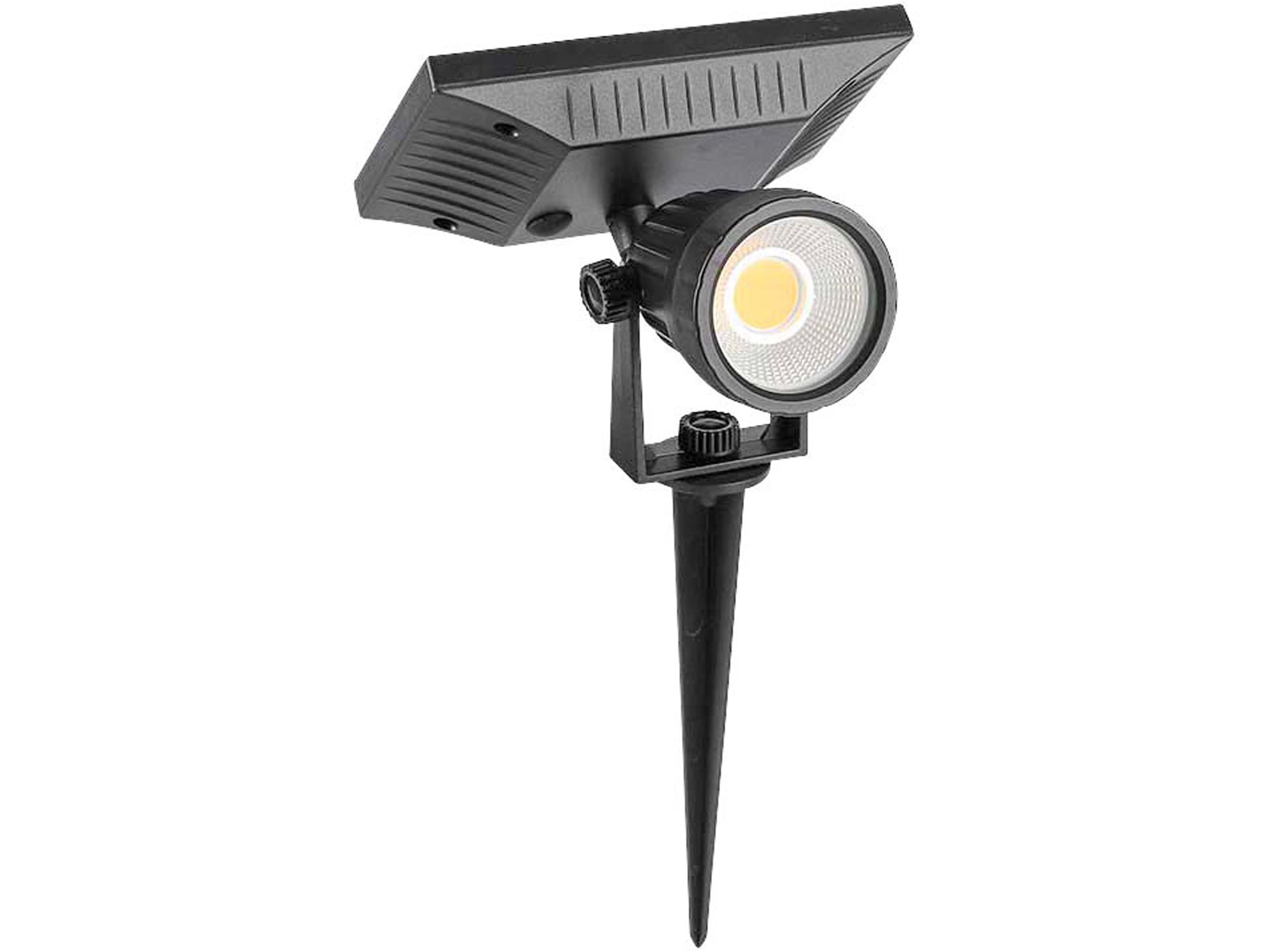 V-TAC Solar LED-Gartenleuchte VT-952, 2 W, 4000 K, IP65, schwarz V-TAC Solar LED-Gartenleuchte VT-952, 2 W, 4000 K, IP65, schwarz