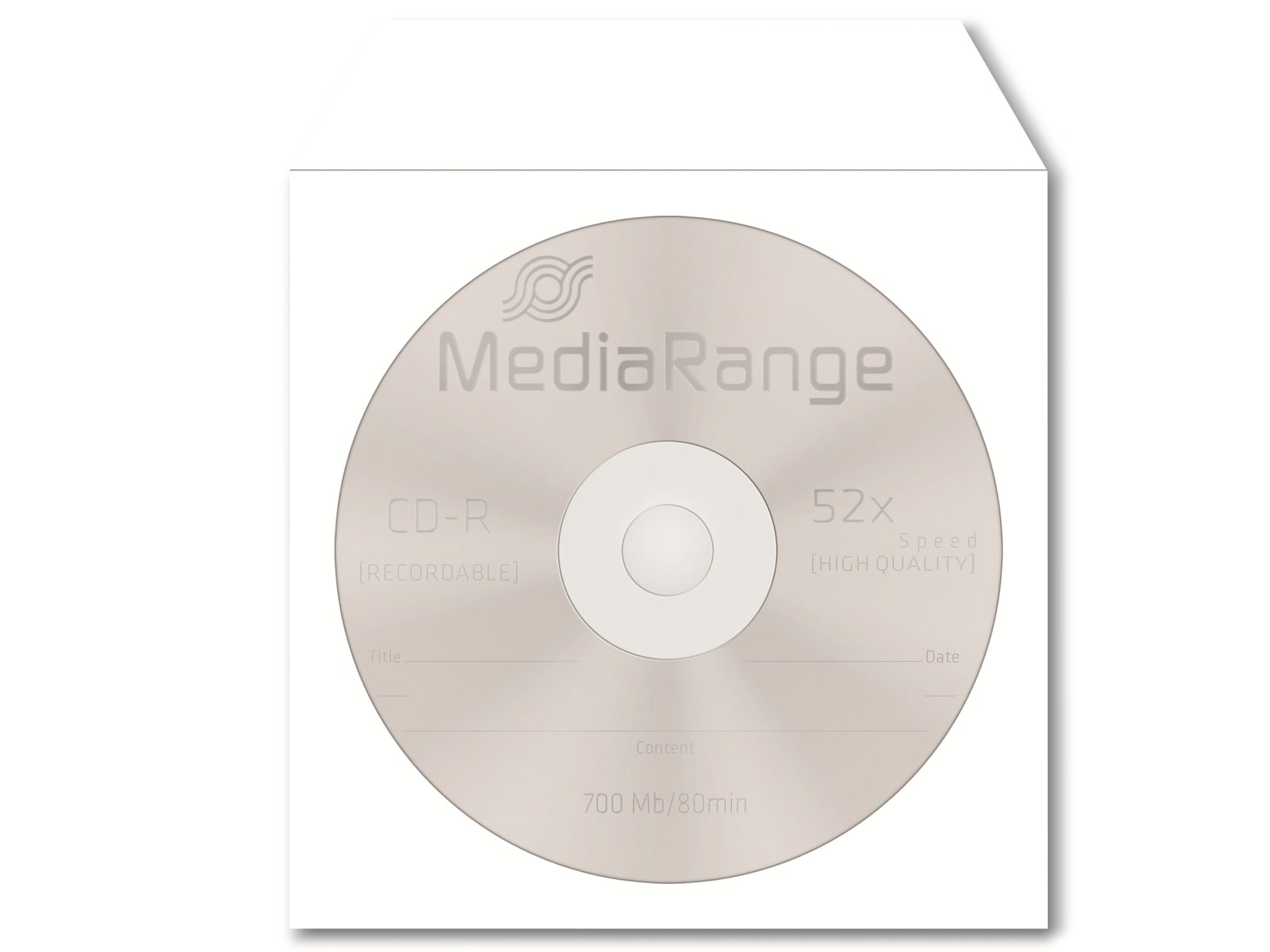 MEDIARANGE CD-Papiertaschen, 100er Pack, weiß MEDIARANGE CD-Papiertaschen, 100er Pack, weiß