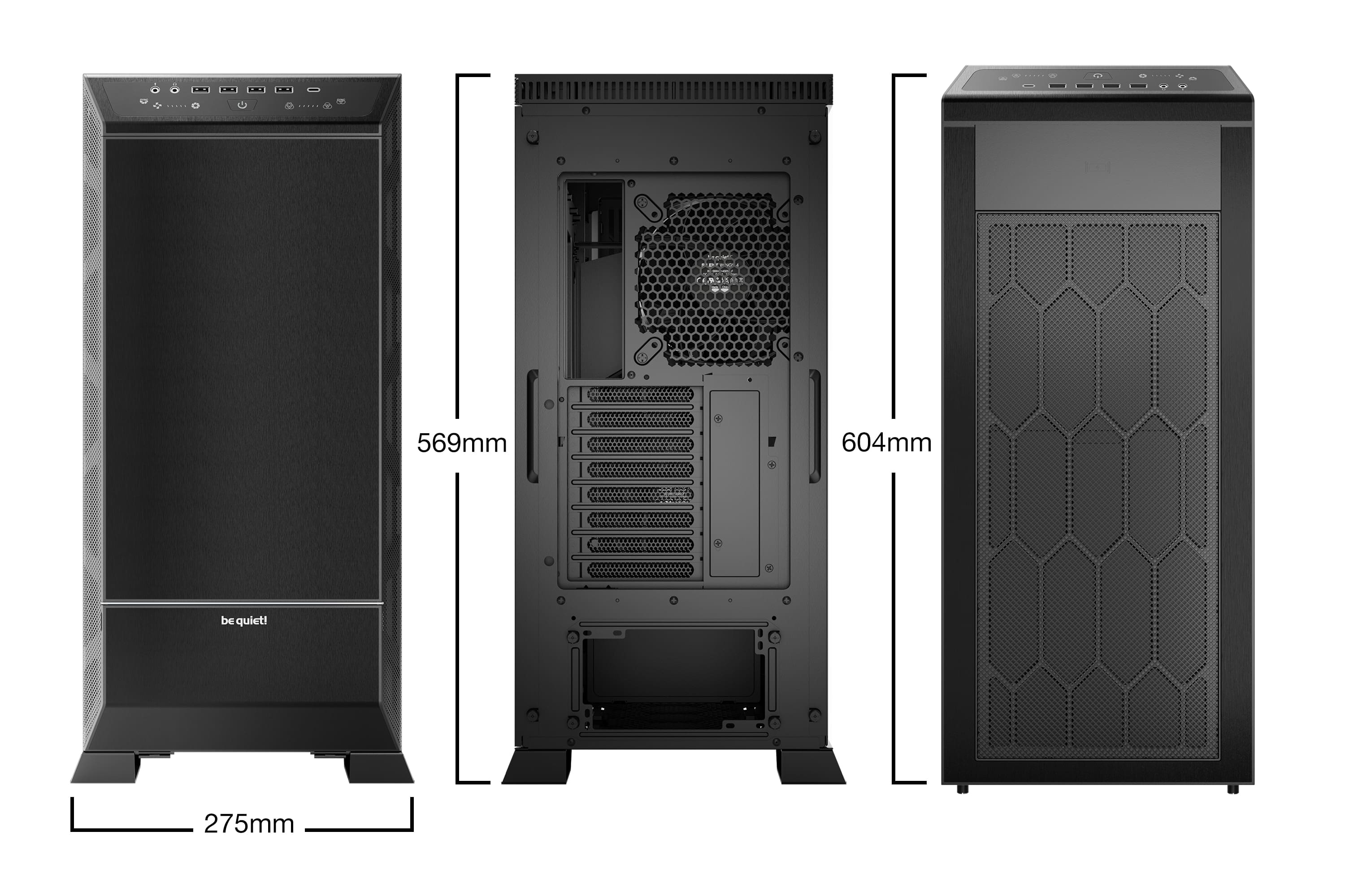 BE QUIET! Big Tower Dark Base Pro 901 Black BE QUIET! Big Tower Dark Base Pro 901 Black