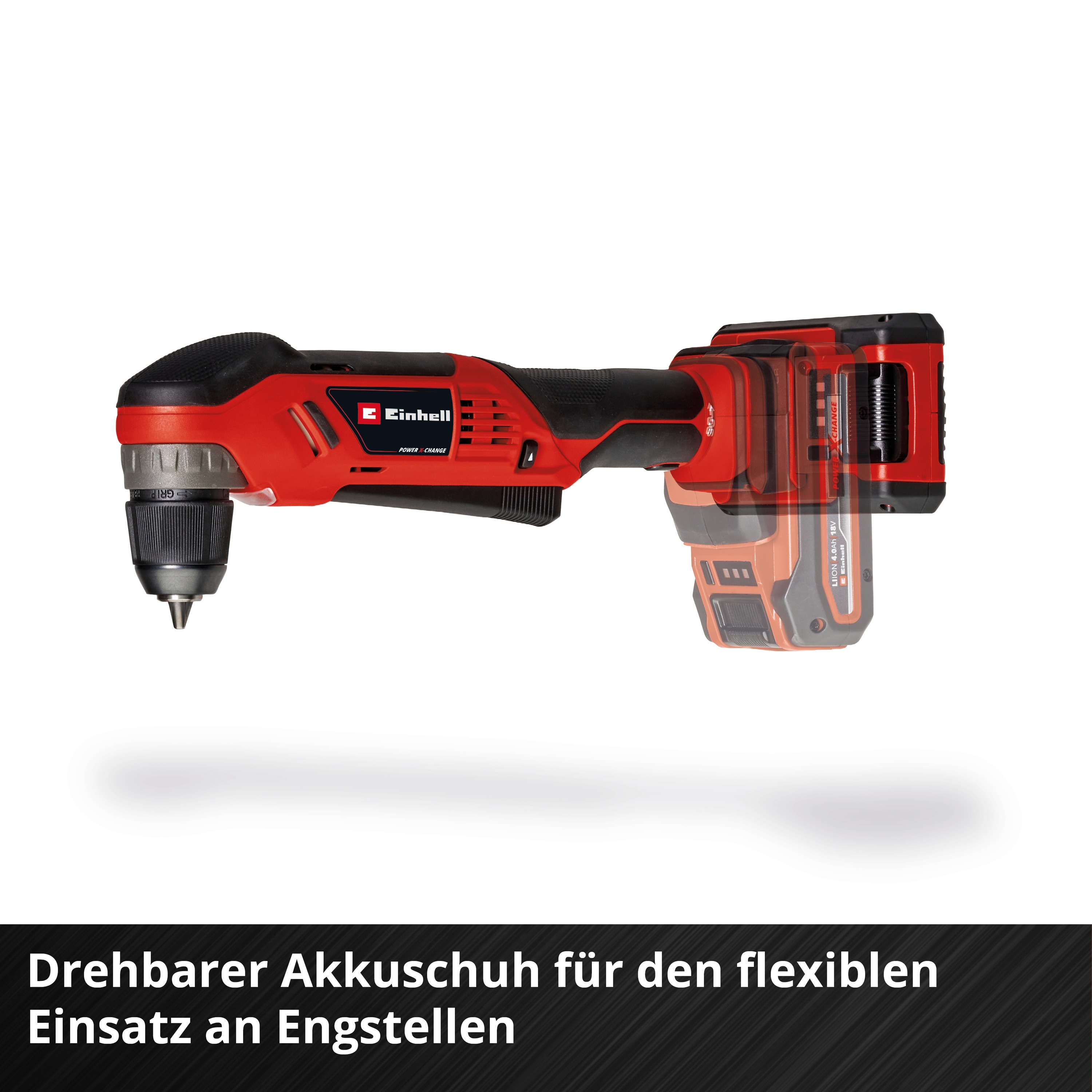 EINHELL Akku-Winkelbohrmaschine TE-AD 18 Li-Solo EINHELL Akku-Winkelbohrmaschine TE-AD 18 Li-Solo