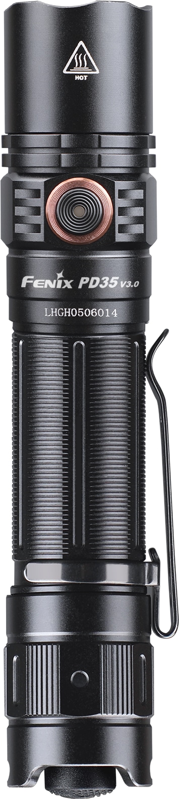 FENIX LED-Taschenlampe PD35 V3.0, Akkubetrieb, schwarz FENIX LED-Taschenlampe PD35 V3.0, Akkubetrieb, schwarz
