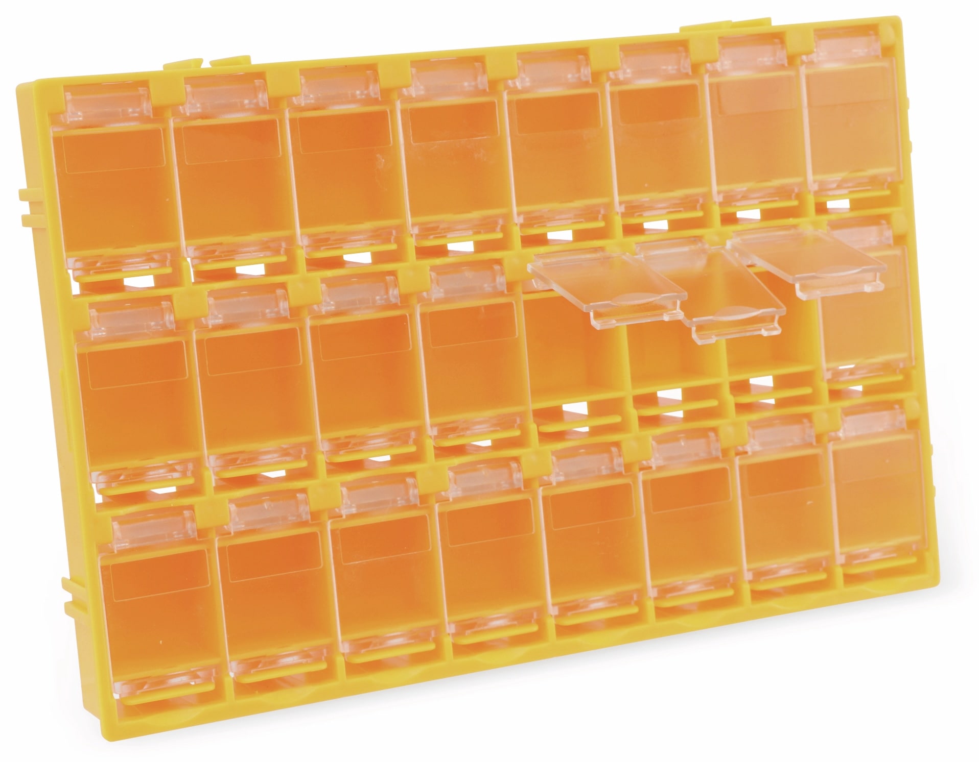 SMD-Systemcontainer T-156, 24-fach, orange SMD-Systemcontainer T-156, 24-fach, orange