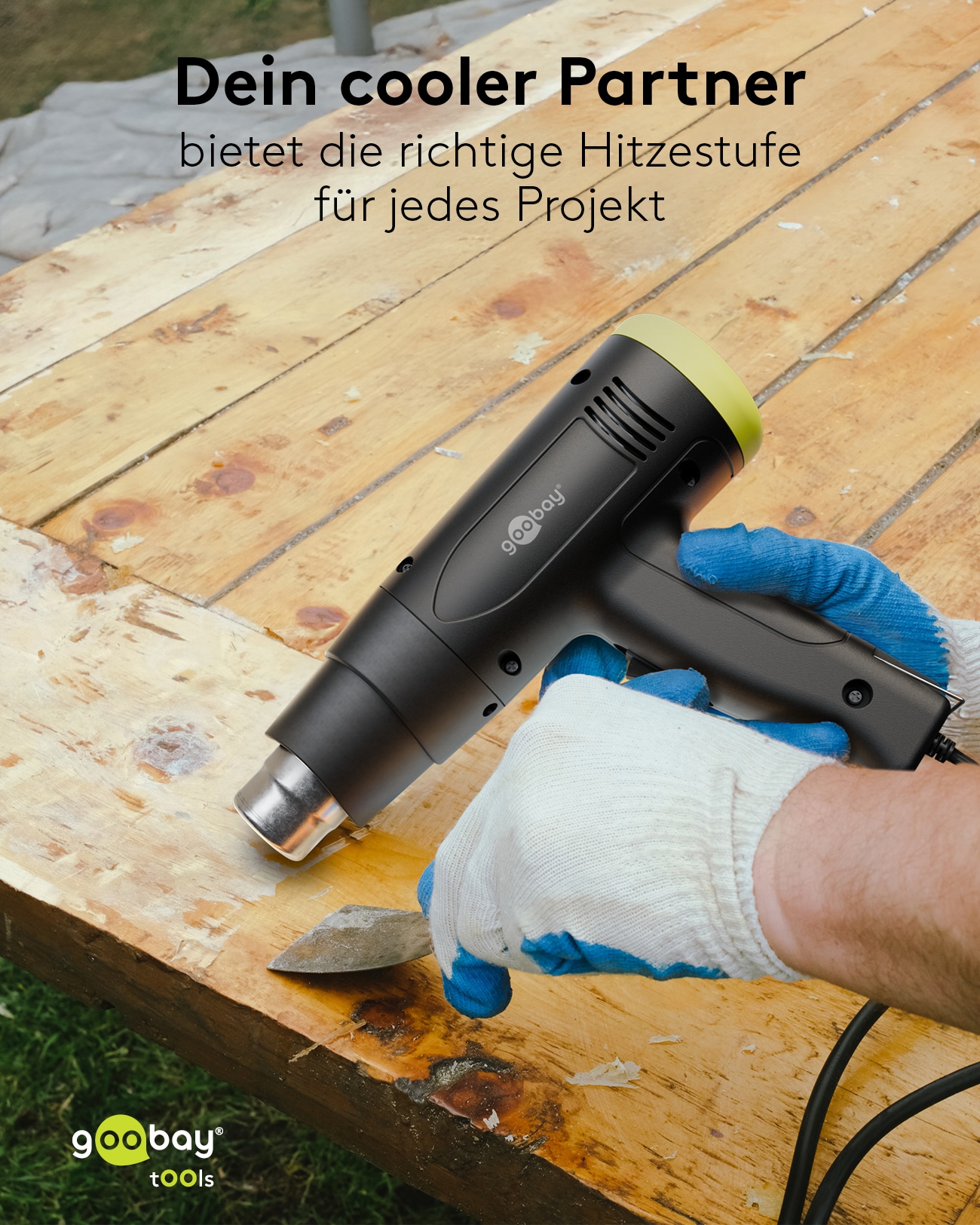 GOOBAY TOOLS Heißluftpistole Advanced, 77821, 1500 W GOOBAY TOOLS Heißluftpistole Advanced, 77821, 1500 W