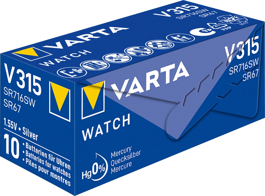 VARTA Knopfzelle V315 VARTA Knopfzelle V315