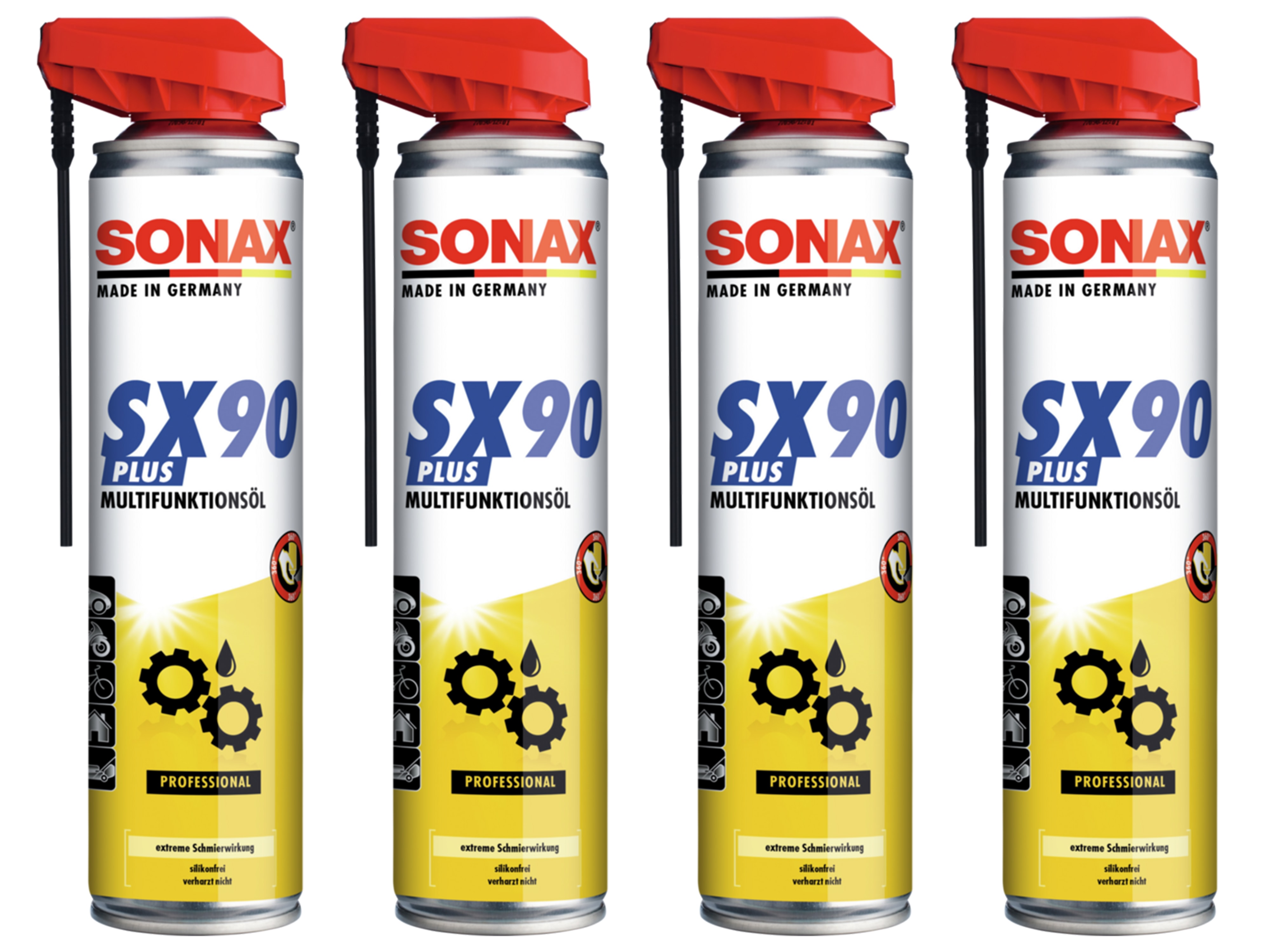 SONAX Multifunktionsöl, SX90 PLUS EasySpray, 400 ml, 4 Stück SONAX Multifunktionsöl, SX90 PLUS EasySpray, 400 ml, 4 Stück