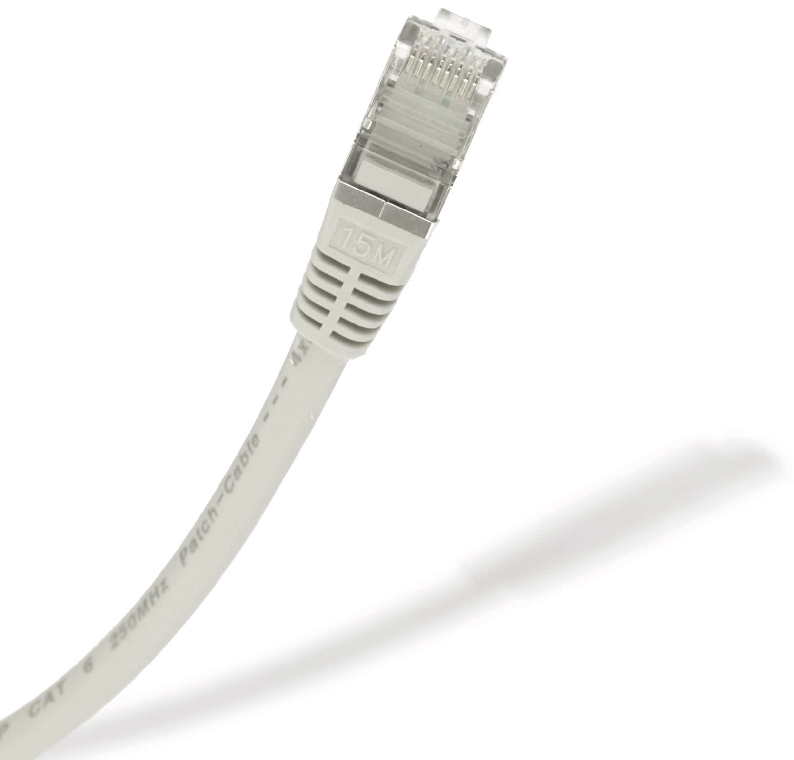 S-IMPULS CAT.6 Patchkabel, 15 m, grau, S-FTP, PIMF S-IMPULS CAT.6 Patchkabel, 15 m, grau, S-FTP, PIMF