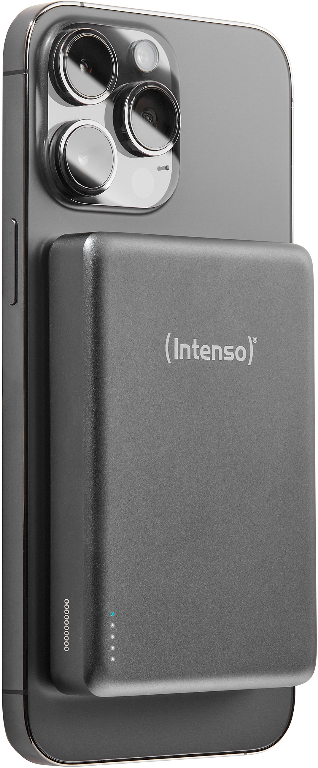 INTENSO Powerbank Magnetic Wireless, MW 10000, grau INTENSO Powerbank Magnetic Wireless, MW 10000, grau