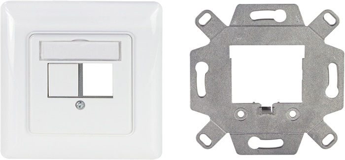 LOGILINK Unterputzdose NK4059, 2 Keystone-Module LOGILINK Unterputzdose NK4059, 2 Keystone-Module