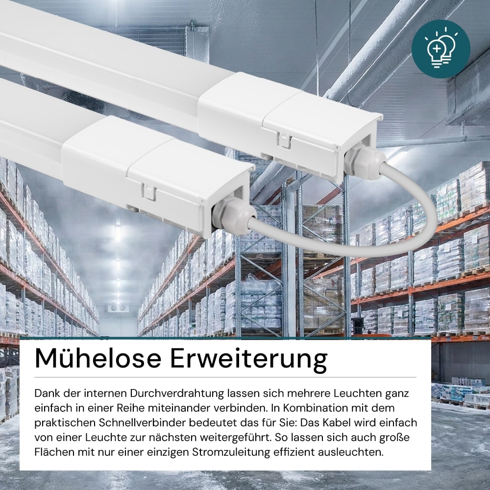 LUXULA LED-Feuchtraumleuchte, EEK: E, 32W, 3616lm, 4000K, 1200mm LUXULA LED-Feuchtraumleuchte, EEK: E, 32W, 3616lm, 4000K, 1200mm