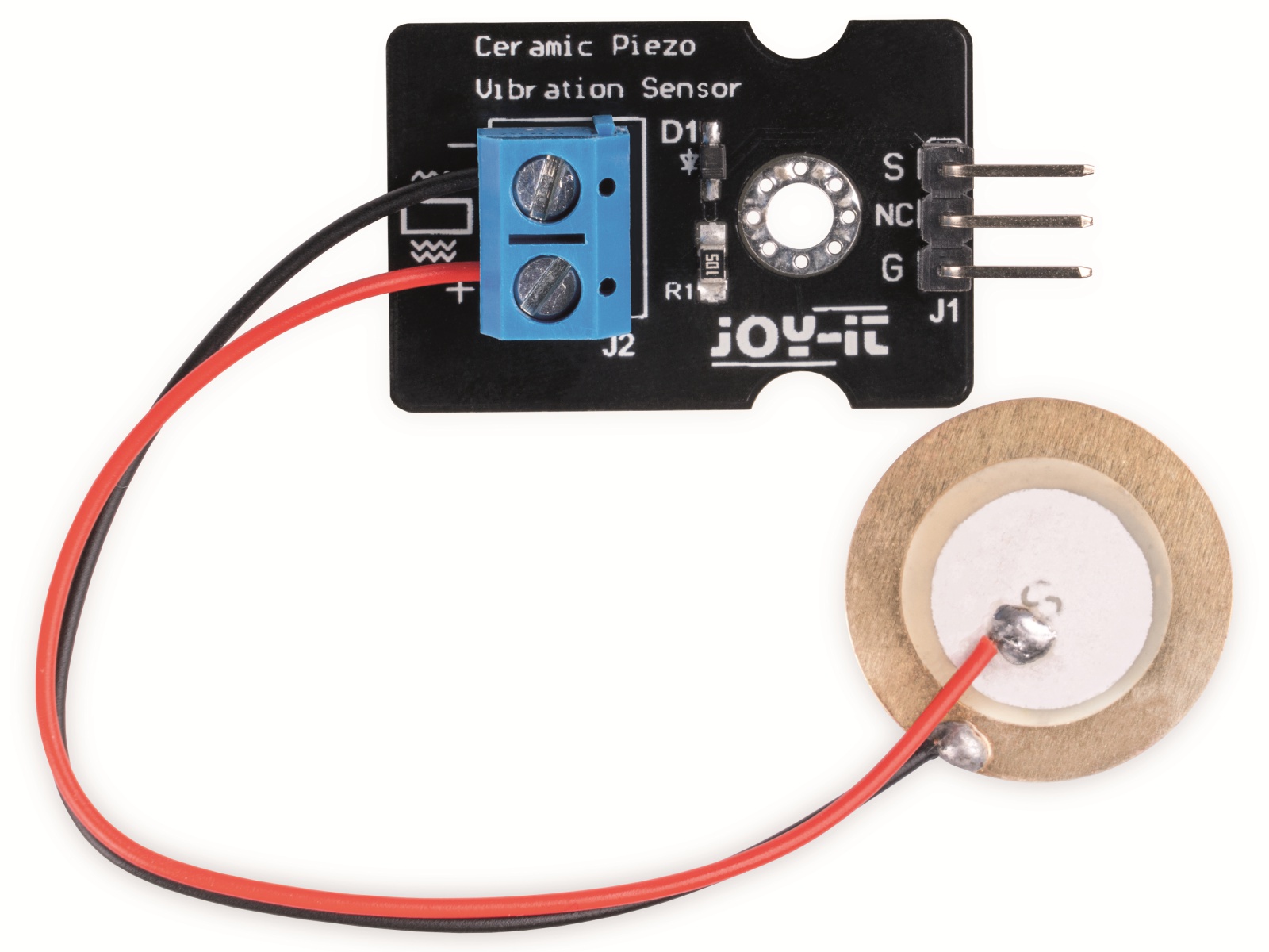 JOY-IT Modul, SEN-VIB01, Analoger Vibrationssensor für Arduino JOY-IT Modul, SEN-VIB01, Analoger Vibrationssensor für Arduino