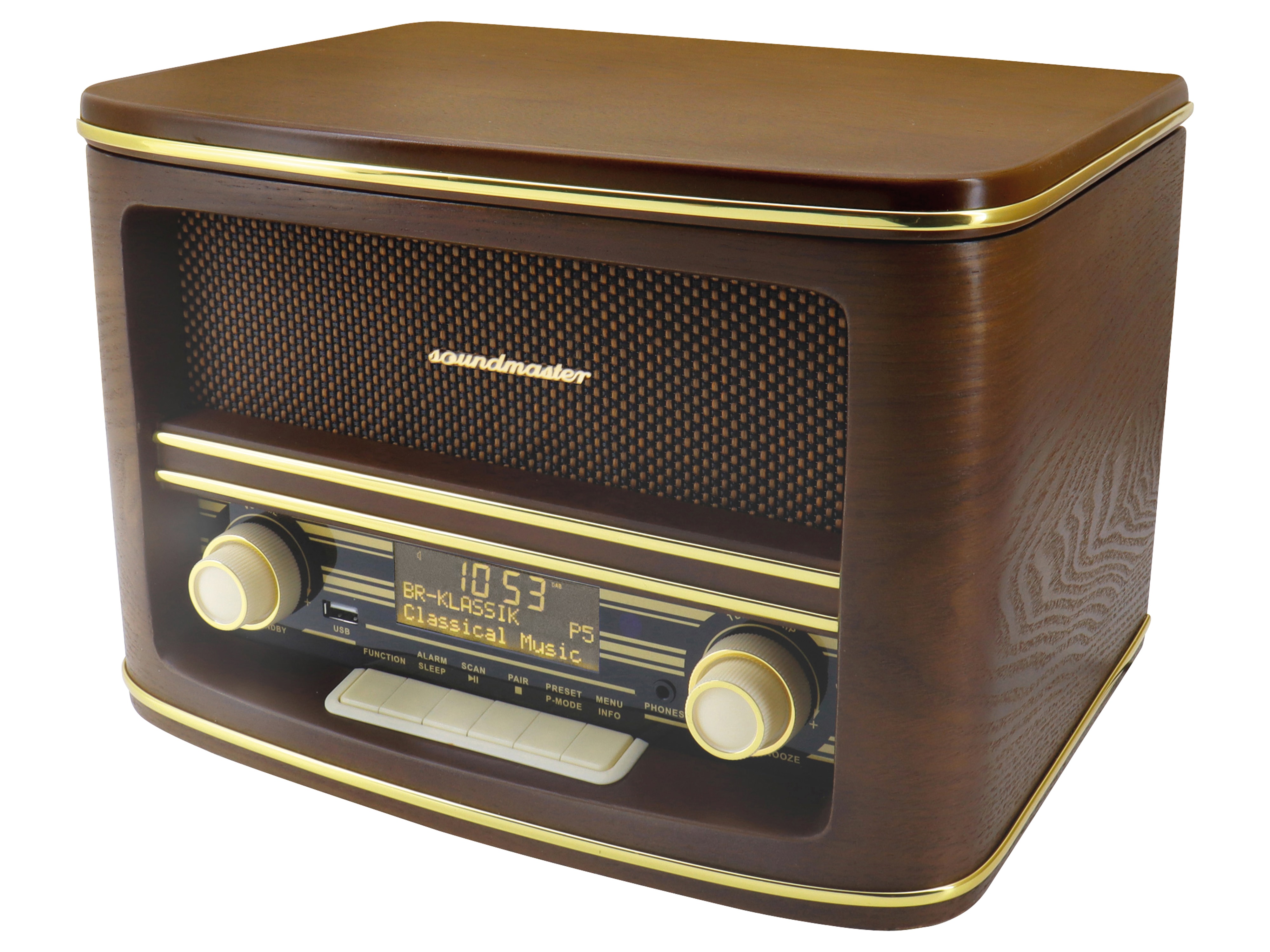 SOUNDMASTER CLASSIC LINE Stereoanlage NR961, Nostalgie SOUNDMASTER Stereoanlage NR961, Nostalgie