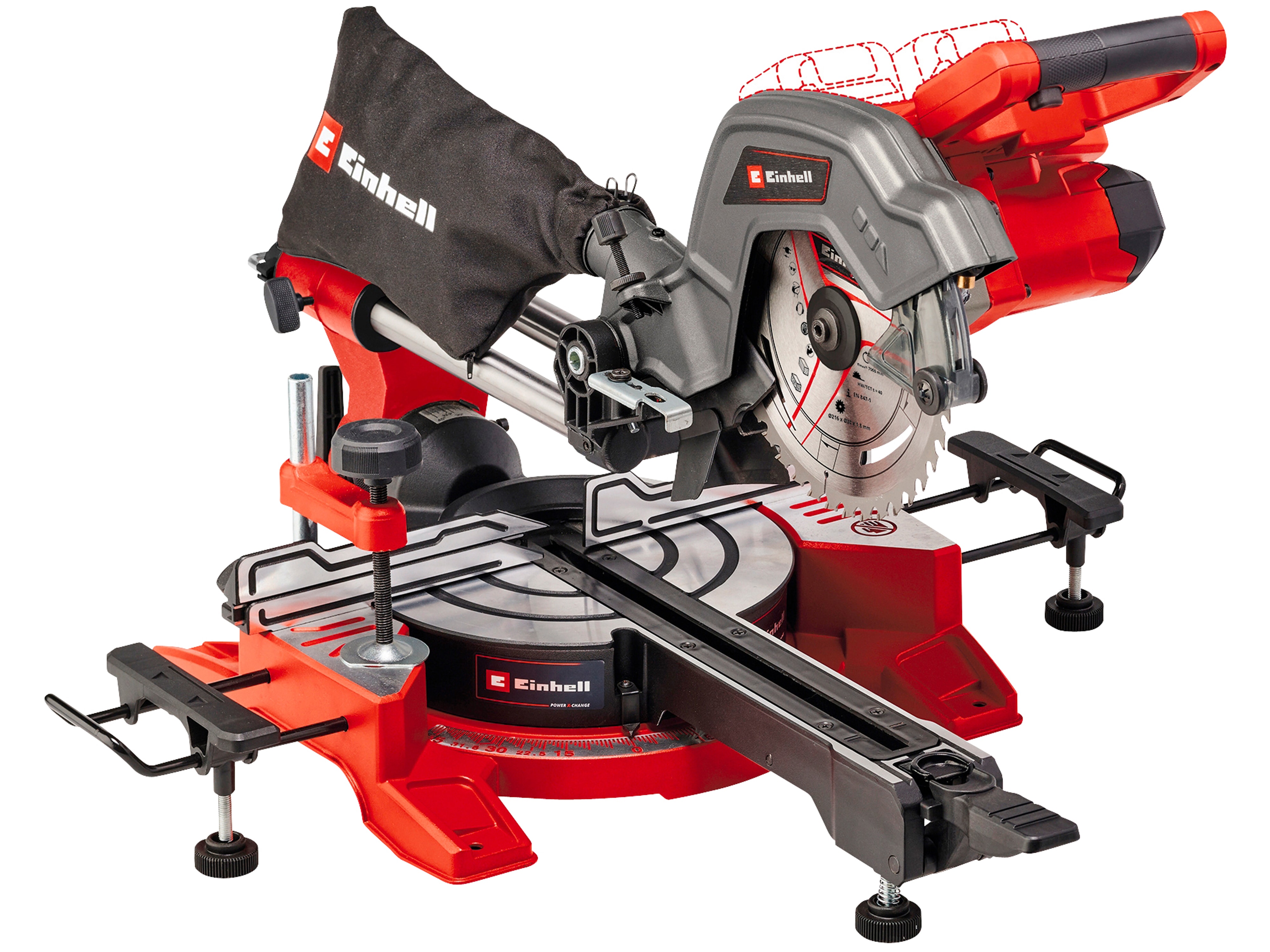 EINHELL Akku-Zug-Kapp-Gehrungssäge TE-SM 36/8 L Li-Solo EINHELL Akku-Zug-Kapp-Gehrungssäge TE-SM 36/8 L Li-Solo