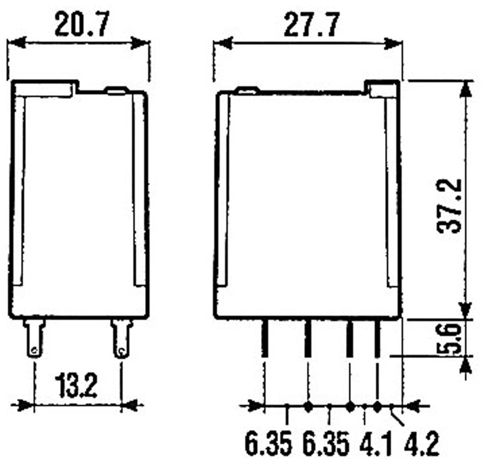 FINDER Relais F 55.32, 230V~, 2xUM, 10A FINDER Relais F 55.32, 230V~, 2xUM, 10A