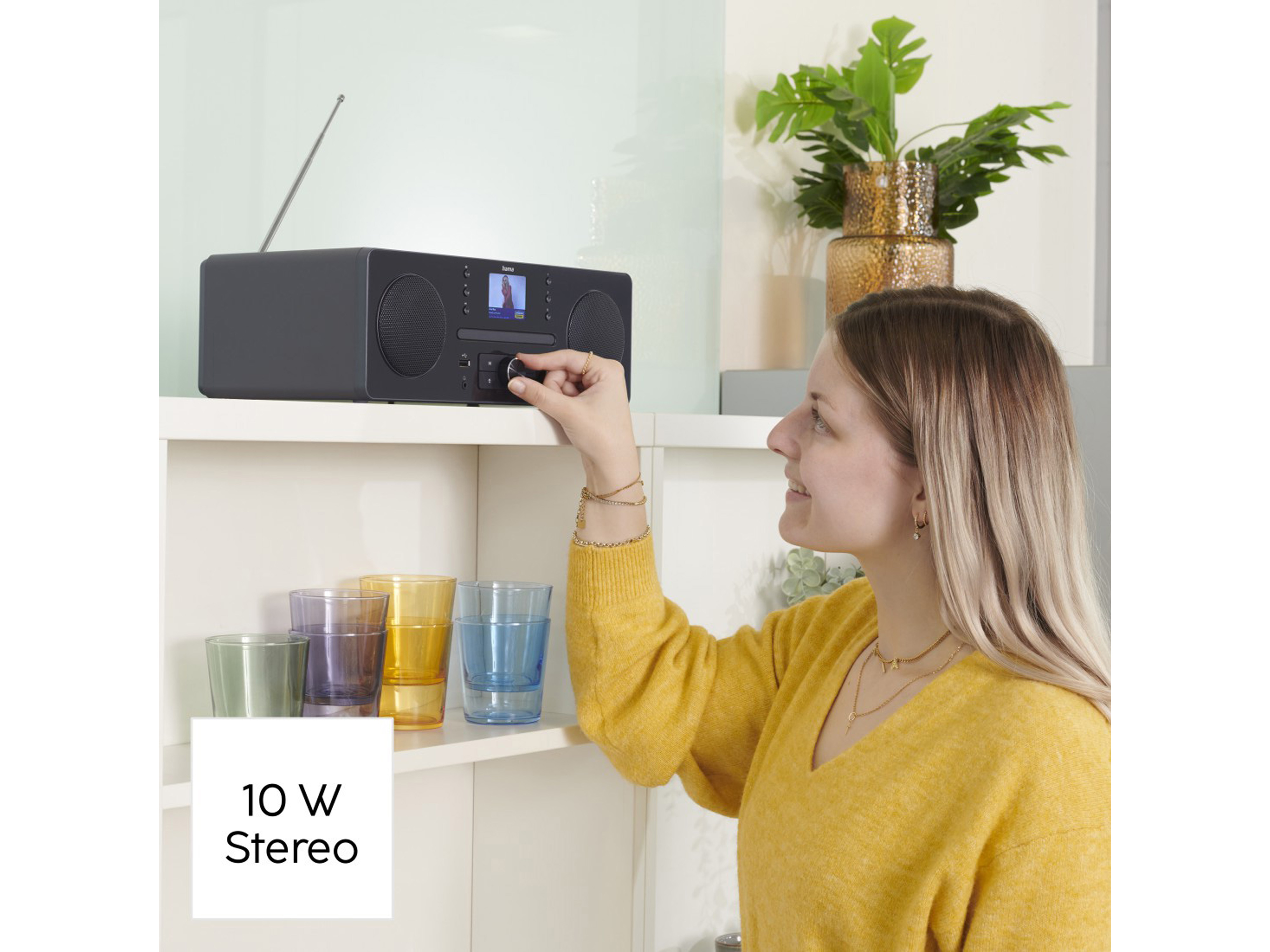 HAMA Digitalradio DIR1570CBT, DAB+/Internetradio/CD/Bluetooth HAMA Digitalradio DIR1570CBT, DAB+/Internetradio/CD/Bluetooth