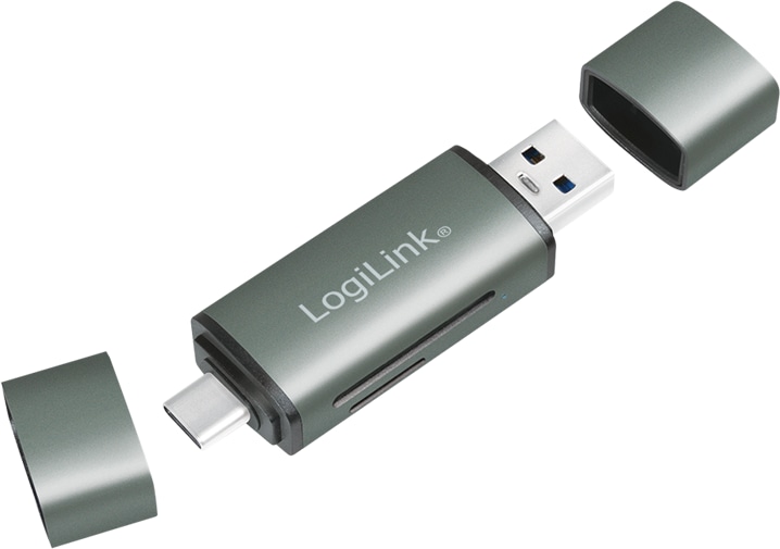 LOGILINK USB 3.2 Gen Kartenleser CR0043, Alugehäuse LOGILINK USB 3.2 Gen Kartenleser CR0043, Alugehäuse
