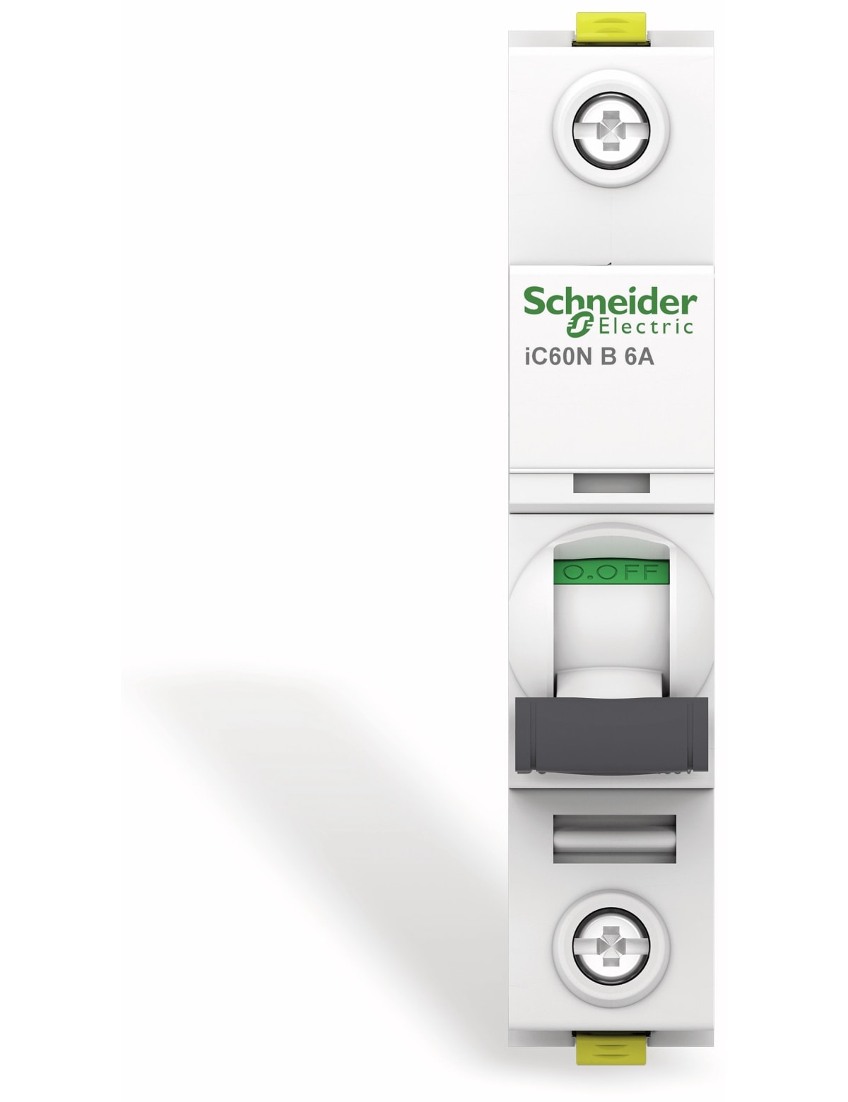SCHNEIDER ELECTRIC Leitungsschutzschalter A9F03106, iC60N, B, 6A SCHNEIDER ELECTRIC Leitungsschutzschalter A9F03106, iC60N, B, 6A