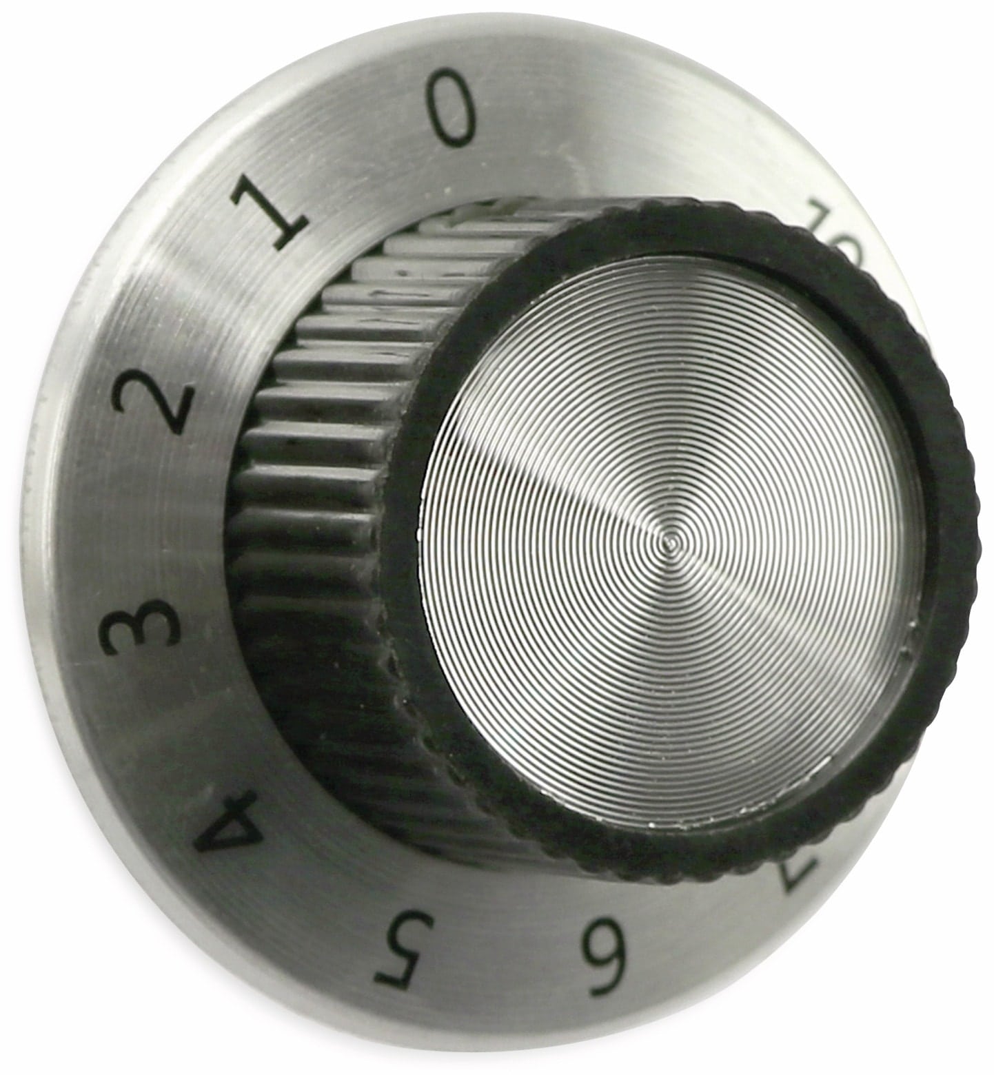 Drehknopf, 38x19mm, 0...10 Skala Drehknopf, 38x19mm, 0...10 Skala