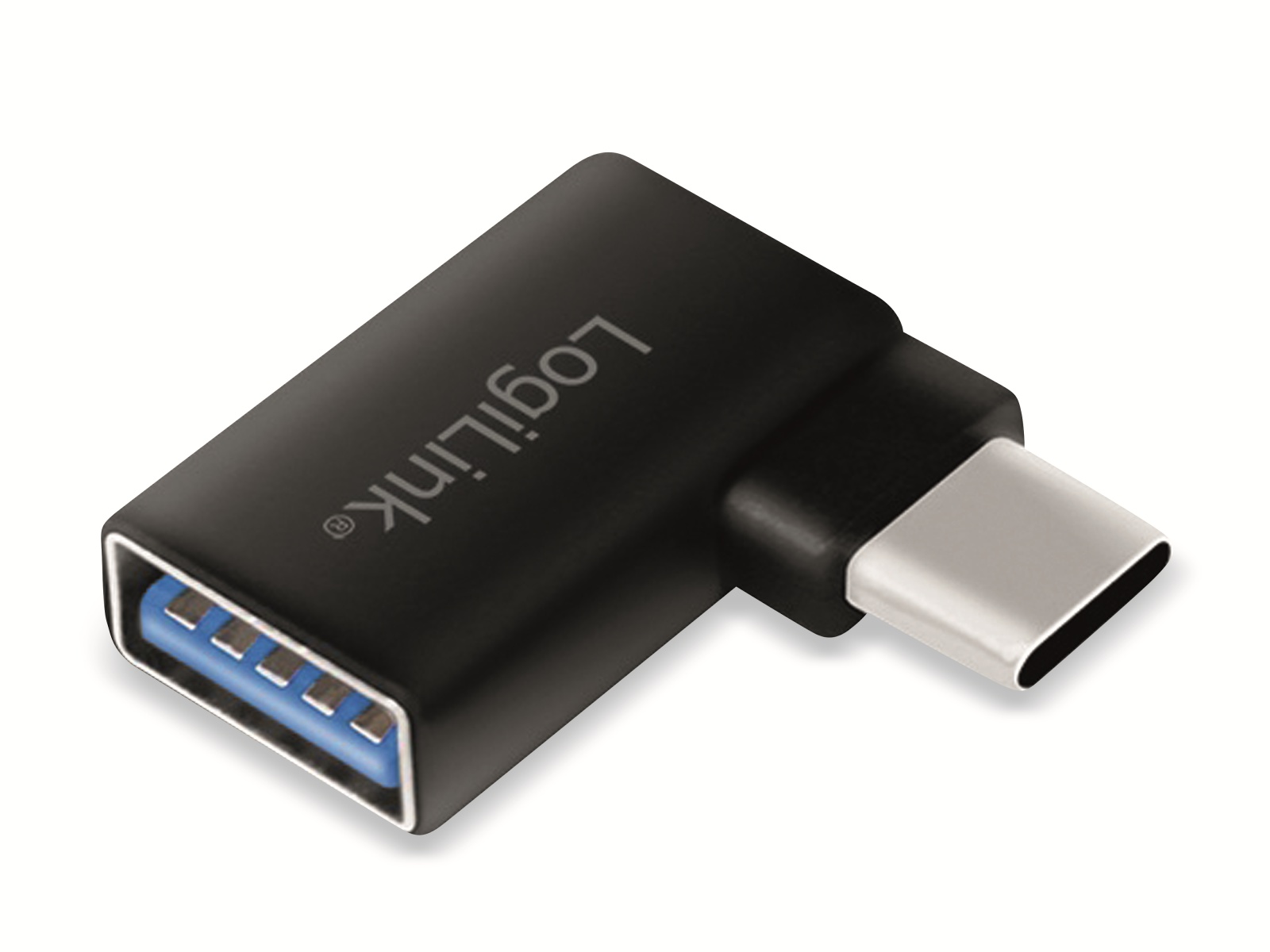 LOGILINK USB-Adapter AU0055, schwarz, USB-C auf USB-A, 90° gewinkelt LOGILINK USB-Adapter AU0055, schwarz, USB-C auf USB-A, 90° gewinkelt