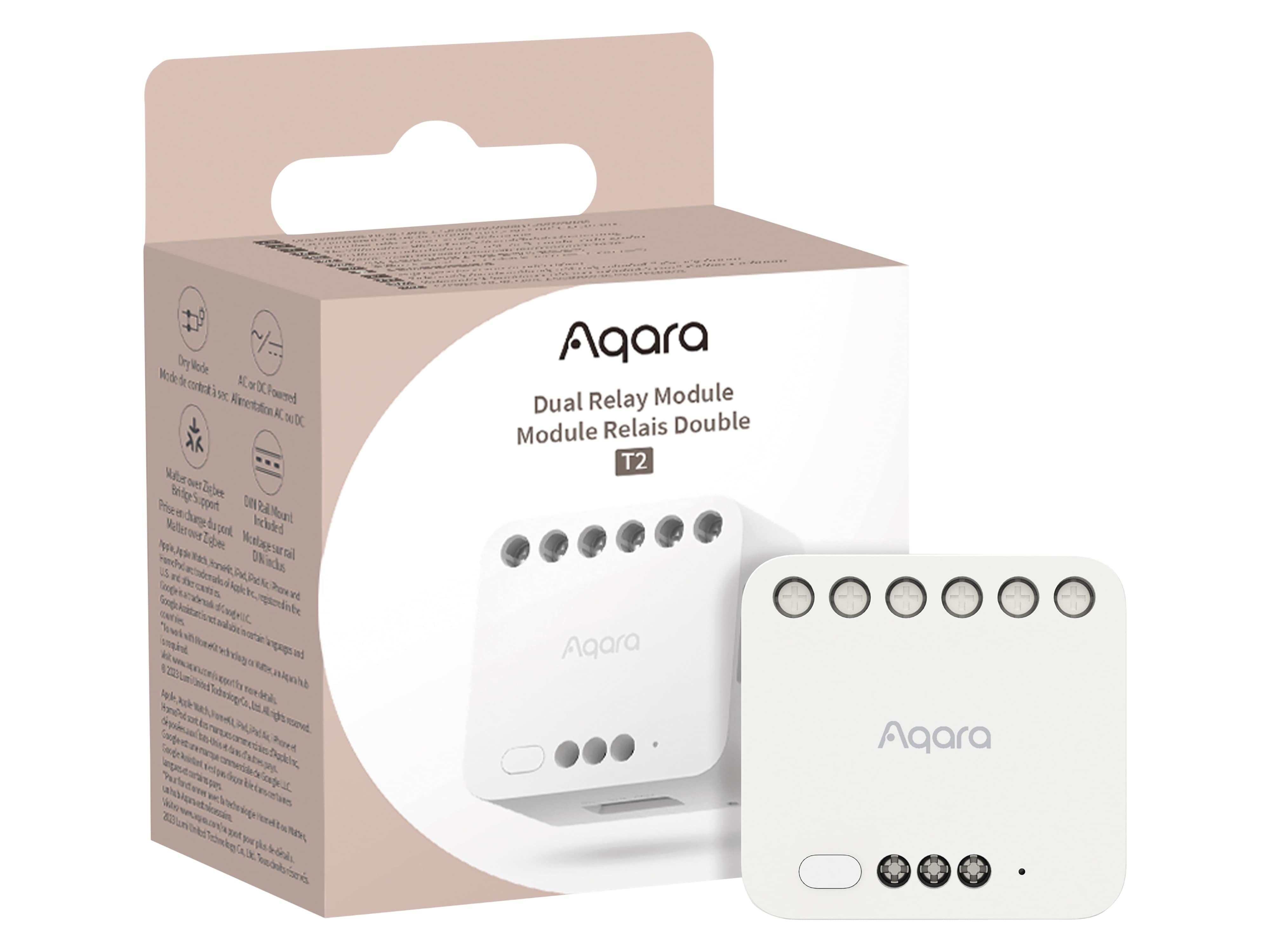 AQARA Doppelrelaismodul DCM-K01, 2500W AQARA Doppelrelaismodul DCM-K01, 2500W