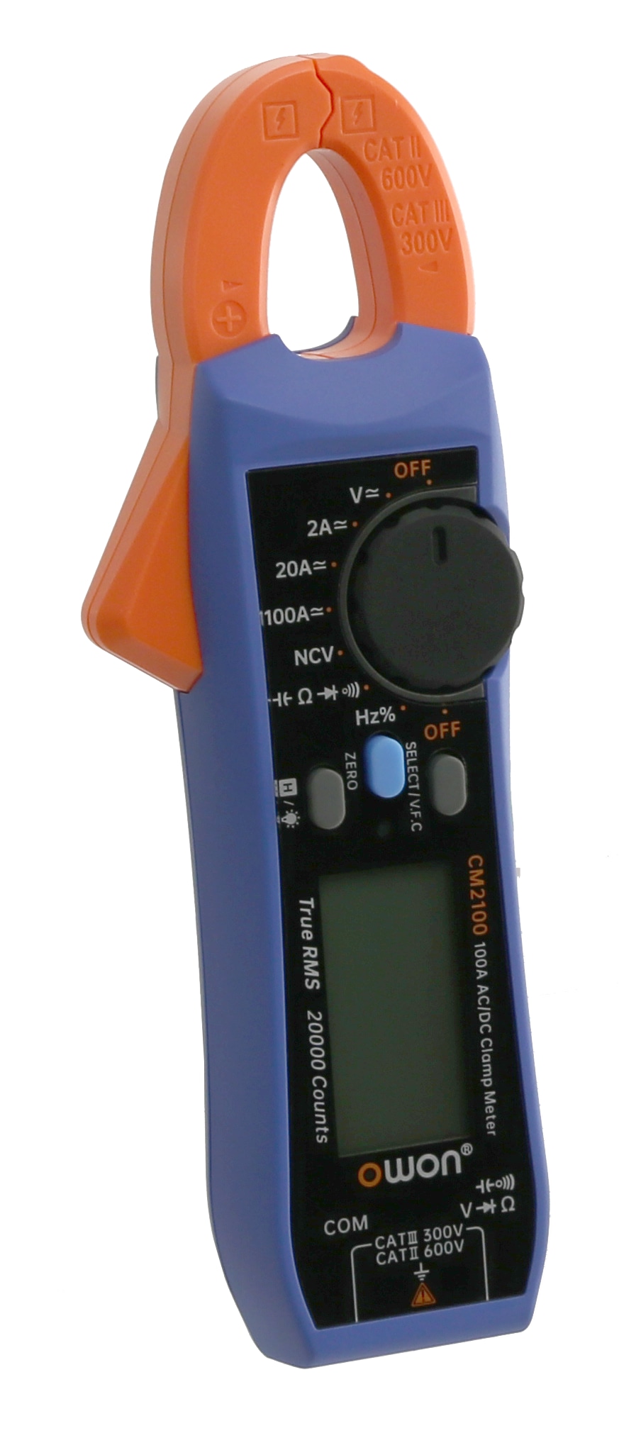 OWON Stromzange CM2100, 100 A AC/ DC, True RMS OWON Stromzange CM2100, 100 A AC/ DC, True RMS