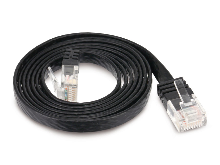 S-IMPULS CAT.6 Patchkabel, slim, 2 m, schwarz S-IMPULS CAT.6 Patchkabel, slim, 2 m, schwarz