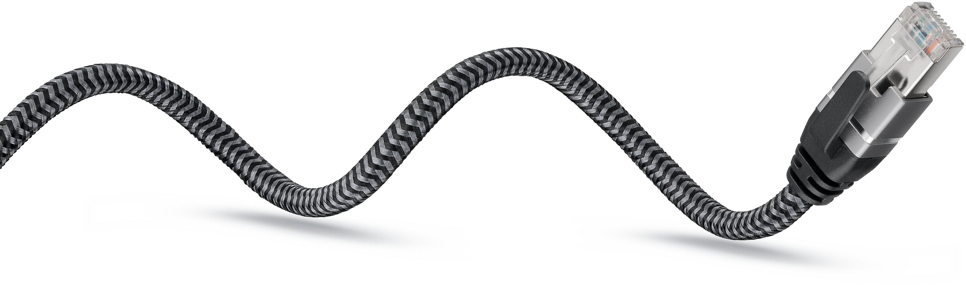 GOOBAY Ethernet-Kabel CAT6 USB-C 3.1 auf RJ45, 1m, schwarz/silber GOOBAY Ethernet-Kabel CAT6 USB-AC 3.1 auf RJ45 1m