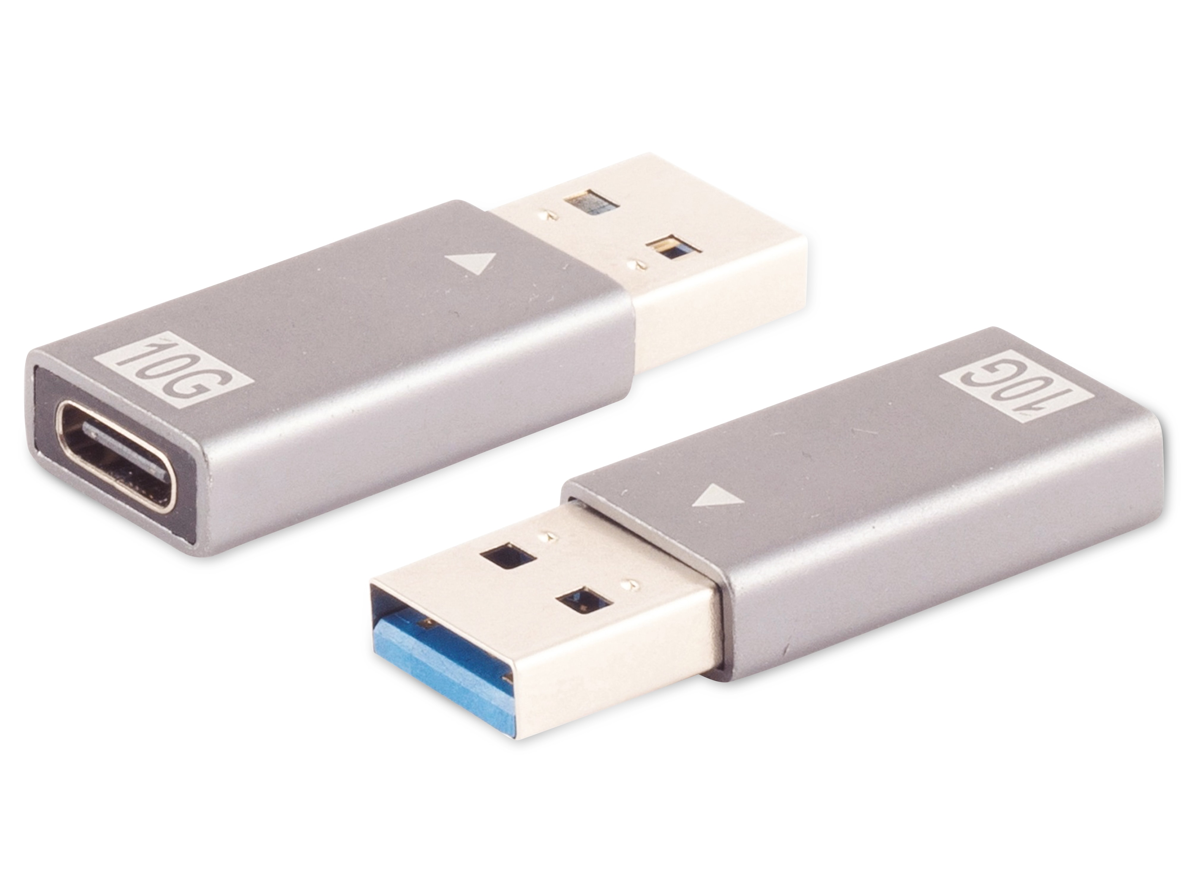 S-IMPULS USB-A Adapter, USB-C Buchse, 3.1, 10 Gbps, Metall S-IMPULS USB-A Adapter, USB-C Buchse, 3.1, 10 Gbps, Metall