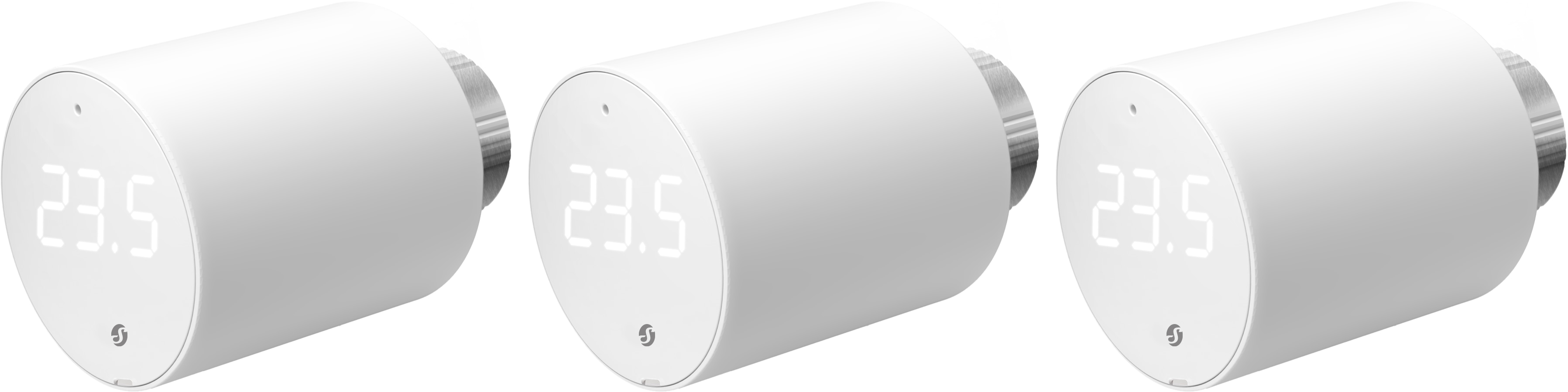 SHELLY Heizkörper-Thermostat BluTRV, 3 Stück, Bluetooth, Zigbee, WLAN SHELLY Heizkörper-Thermostat BluTRV, 3 Stück