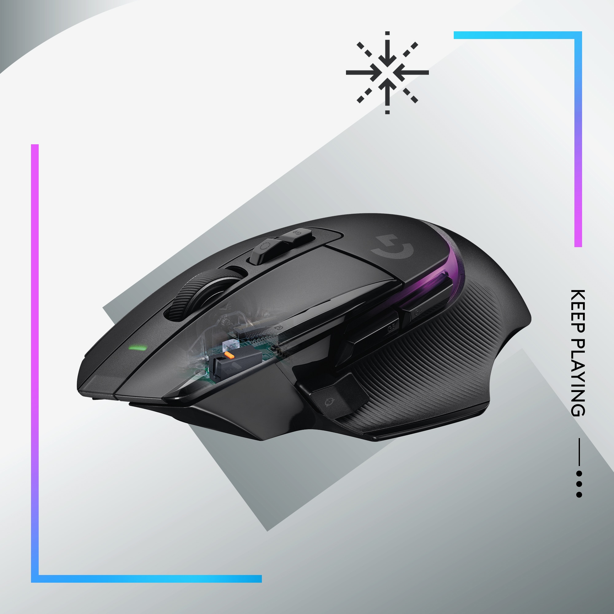 LOGITECH Gaming Maus G502 X Plus Lightspeed schwarz LOGITECH Gaming Maus G502 X Plus Lightspeed schwarz