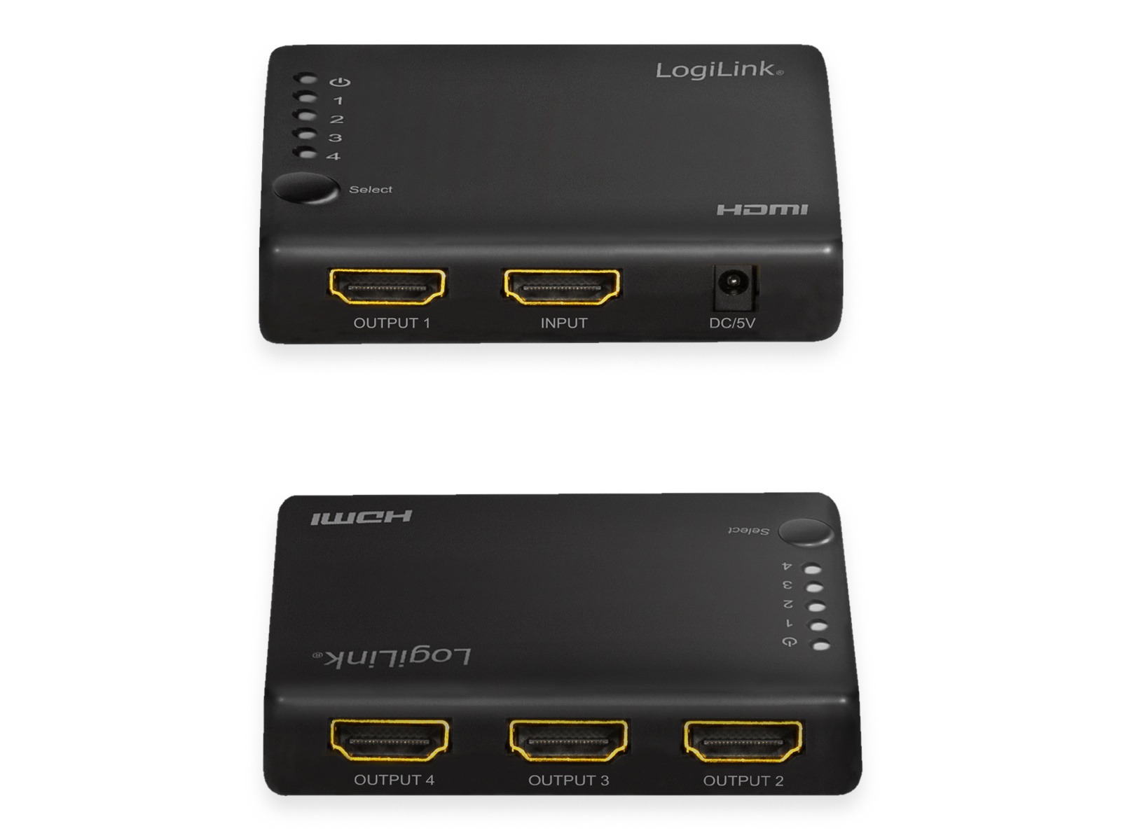 LOGILINK HDMI-Splitter HD0036, 1x4-Port, 4K/30 Hz, schlank LOGILINK HDMI-Splitter HD0036, 1x4-Port, 4K/30 Hz, schlank