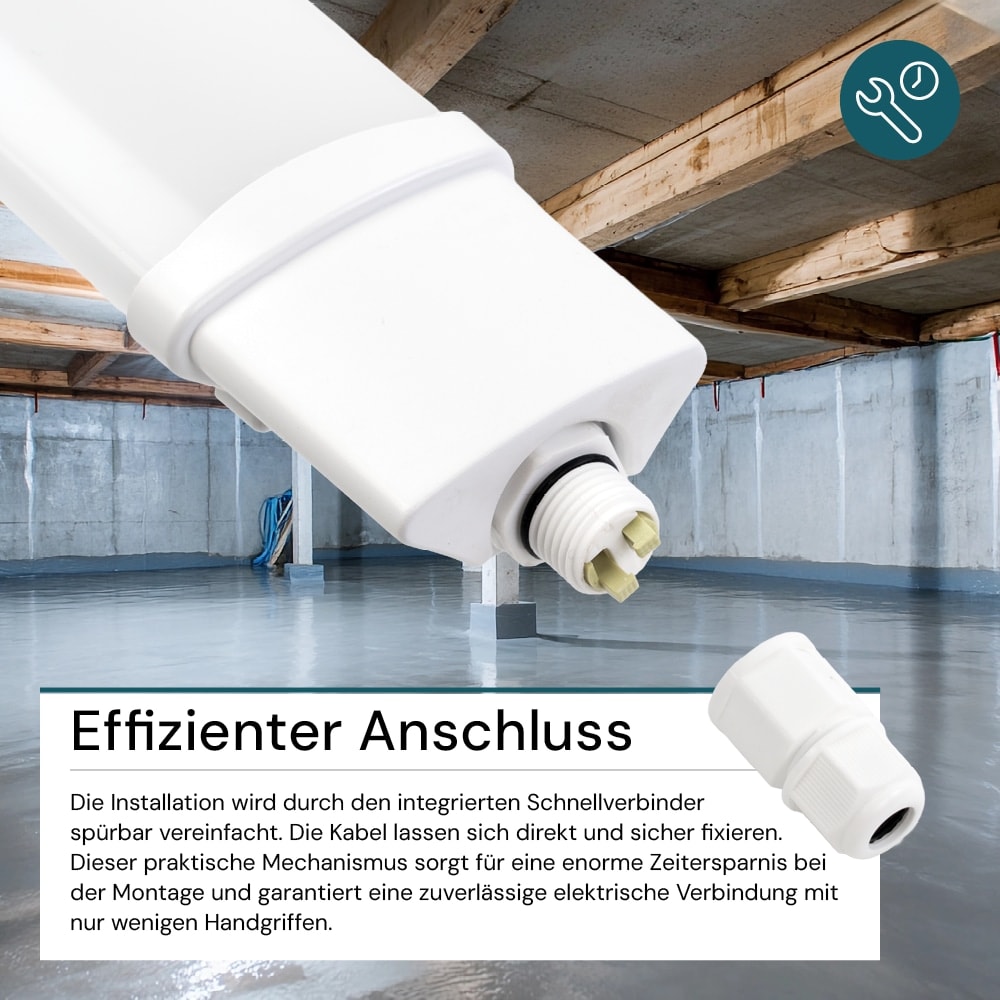 LUXULA LED-Feuchtraumleuchte, EEK: F, 36W, 3250lm, 4000K, 1200mm LUXULA LED-Feuchtraumleuchte, EEK: F, 36W, 3250lm, 4000K, 1200mm