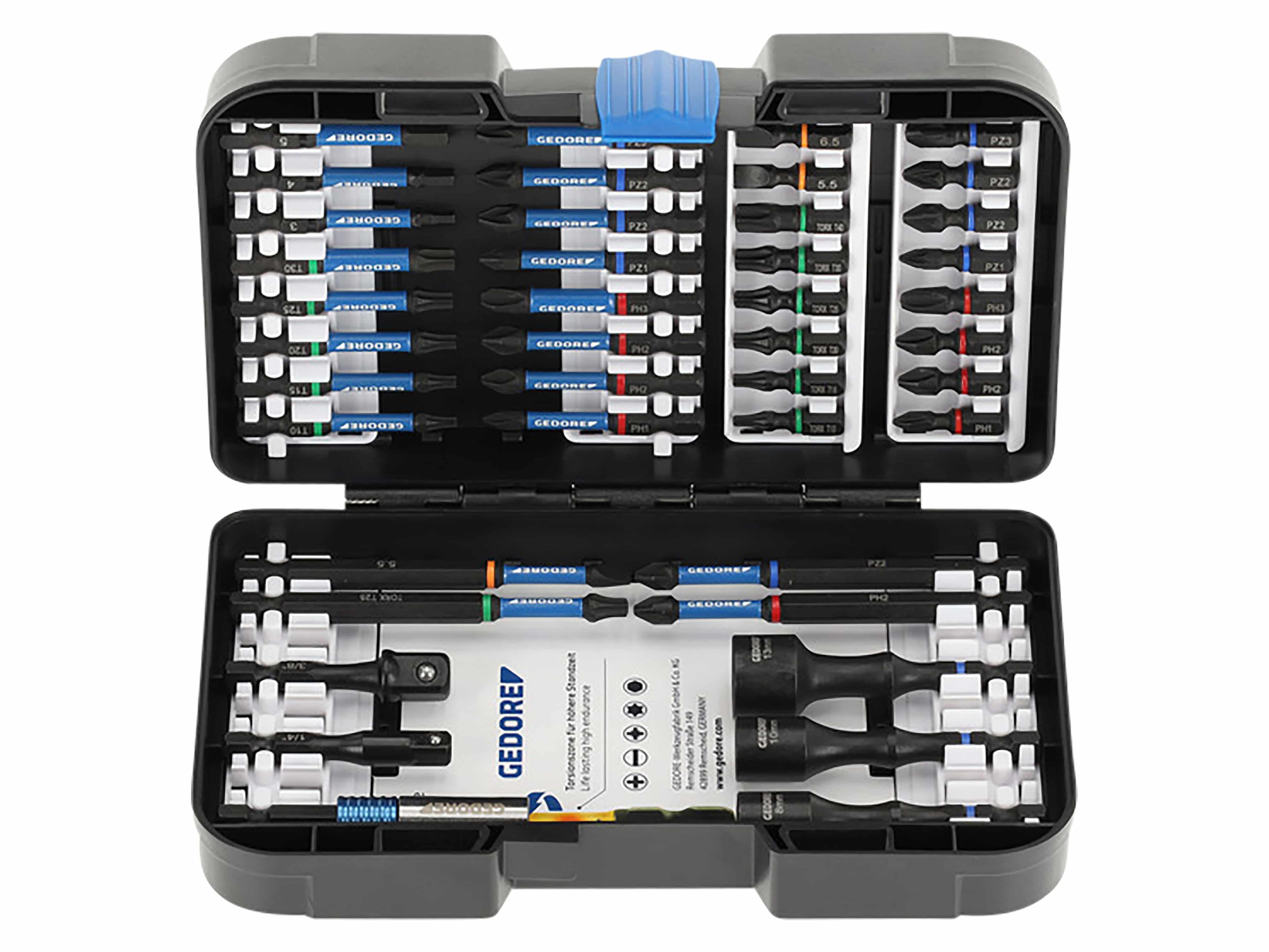 GEDORE BLAU Torsions-Bit-Set, 666-0,42, 42-teilig GEDORE BLAU Torsions-Bit-Set, 666-0,42, 42-teilig