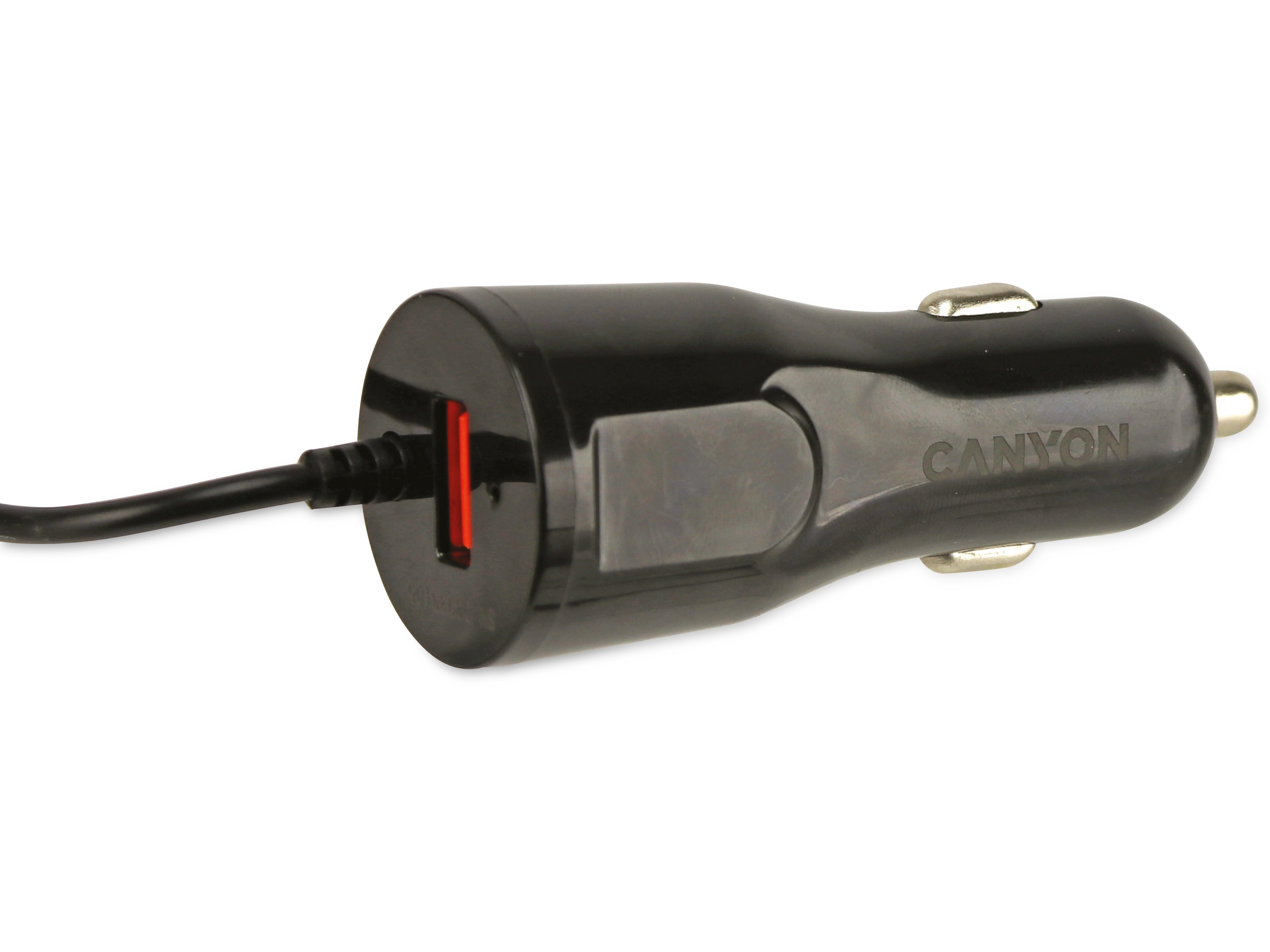 CANYON USB-Lader, KFZ, CNE-CCA033B, Lightning, USB 5V/2,4 A USB-Lader, KFZ, CANYON, CNE-CCA033B, Lightning, USB 5V/2,4 A