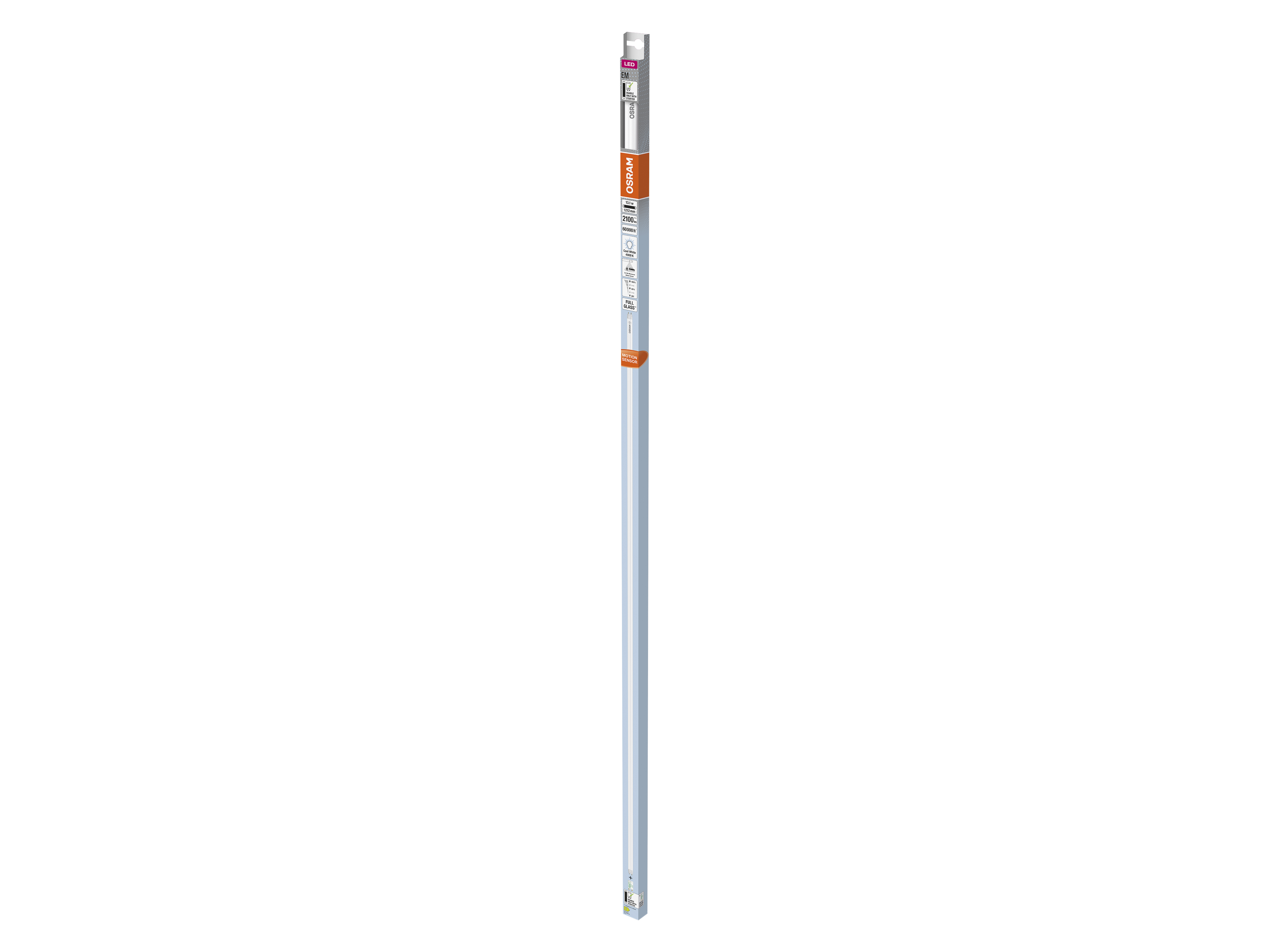 OSRAM LED-Röhre, T8, 1200mm, Sensor, G13, EEK: C, 13,1W, 2100lm, 4000K OSRAM LED-Röhre, T8, 1200mm, Sensor, G13, EEK: C, 13,1W, 2100lm, 4000K